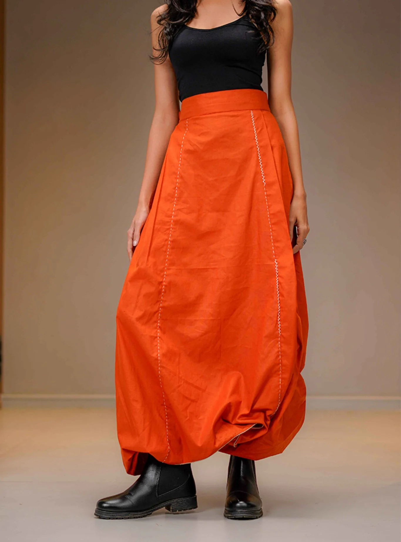 Rust Harem Pants - Image 2