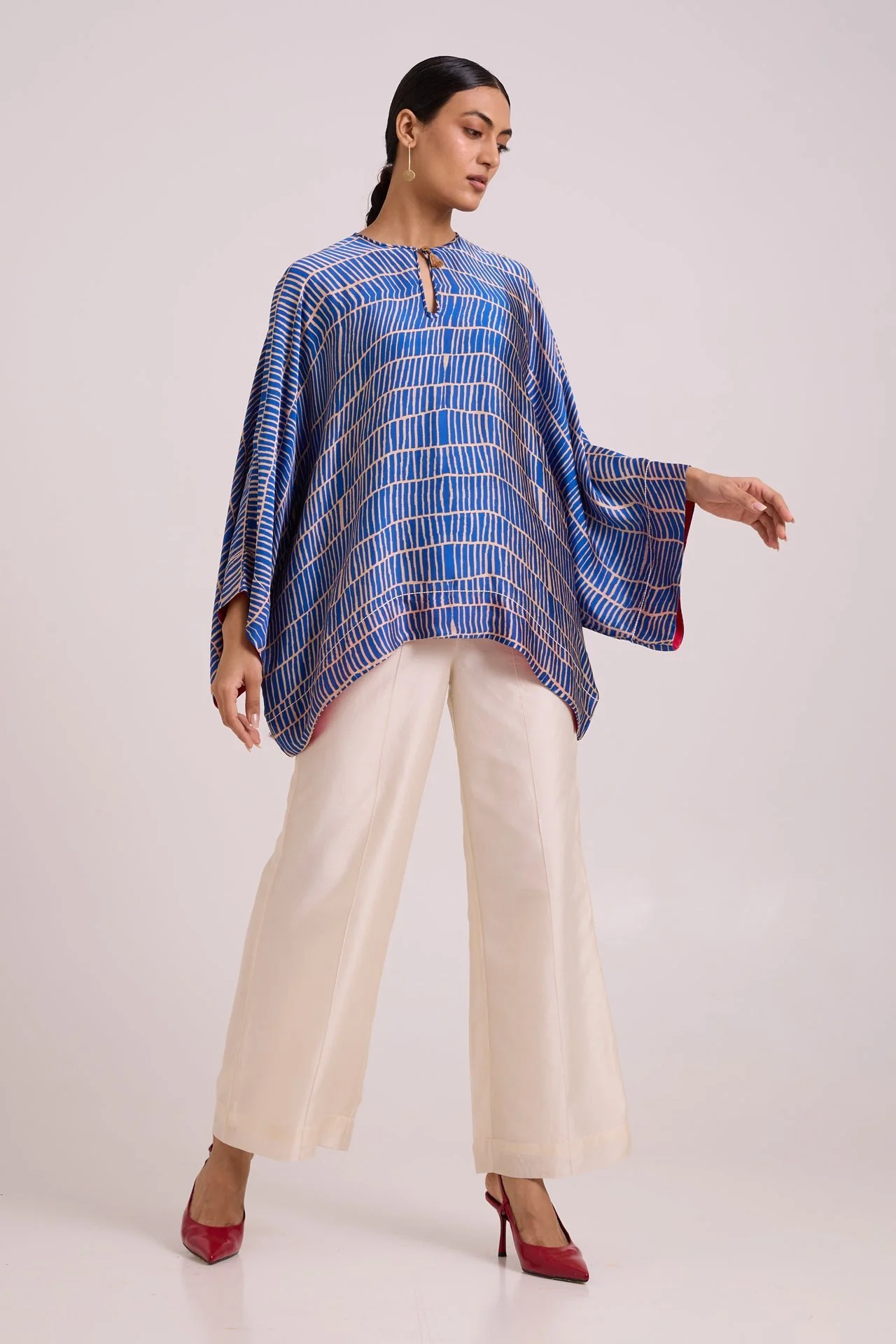Sabrina - Electric Blue Cloud Top + Pants