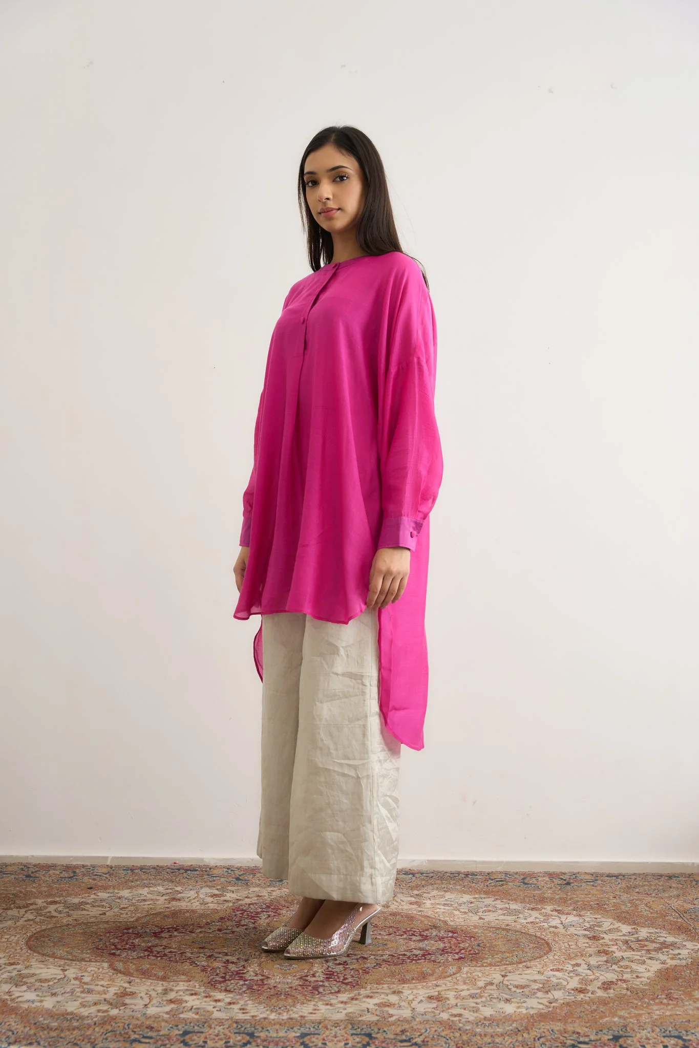 Salvia Co-ord Set - Hot Pink - Image 5