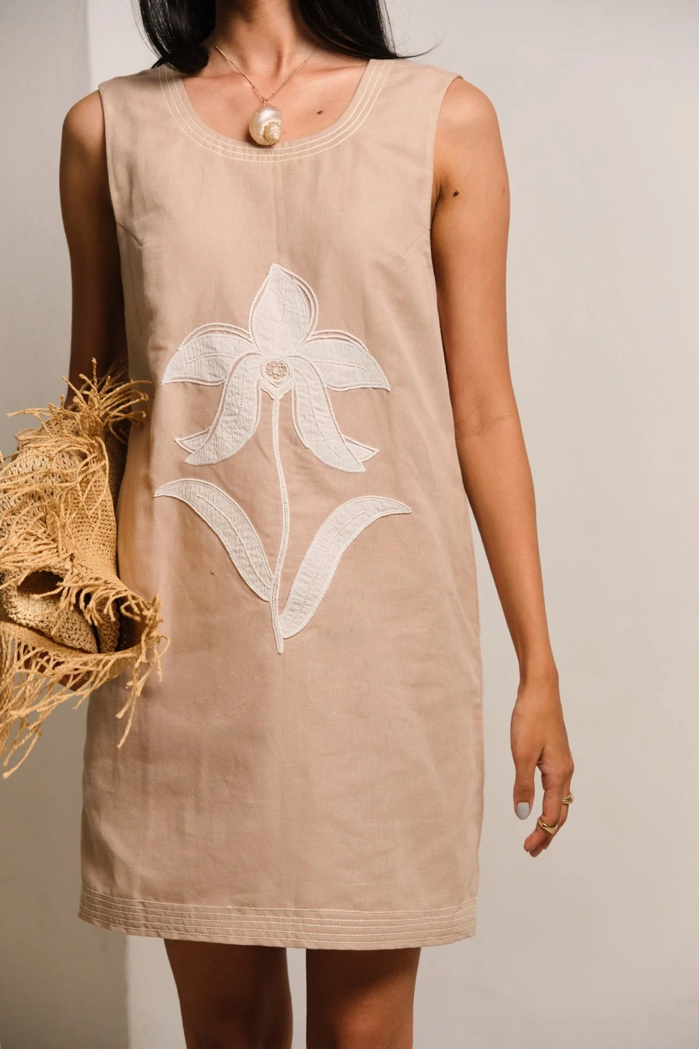 Sand Mini Dress - Image 5