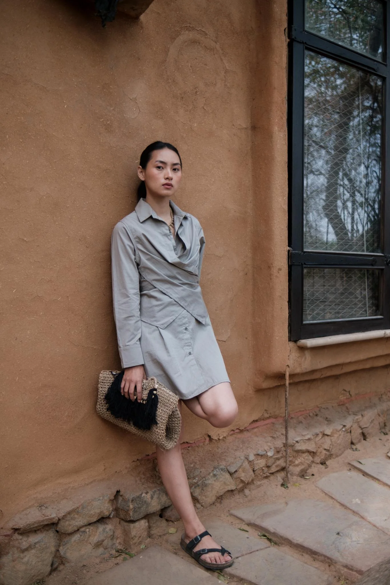 Seattle Wrap Shirt Dress - Image 11