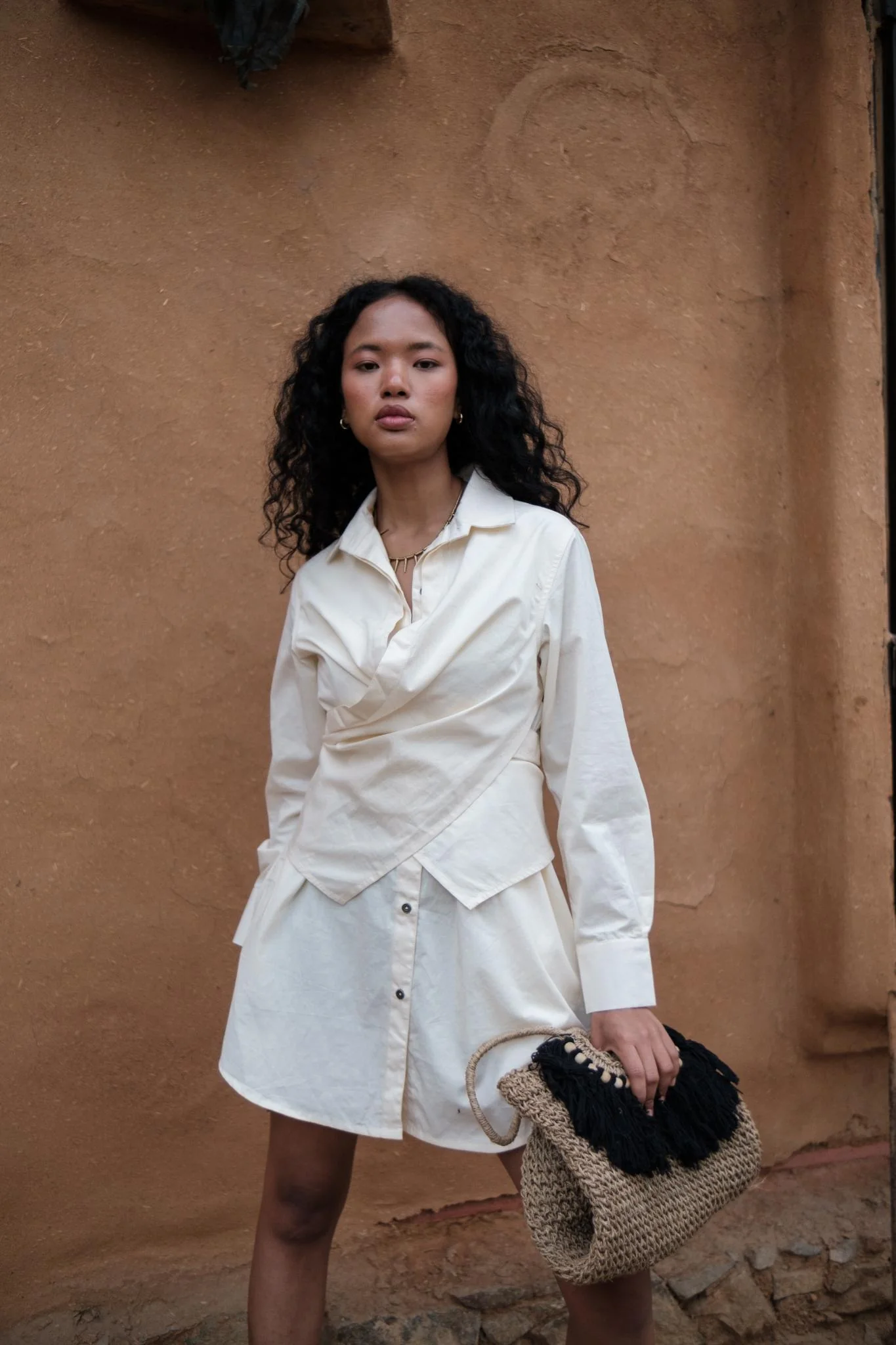 Seattle Wrap Shirt Dress - Image 6