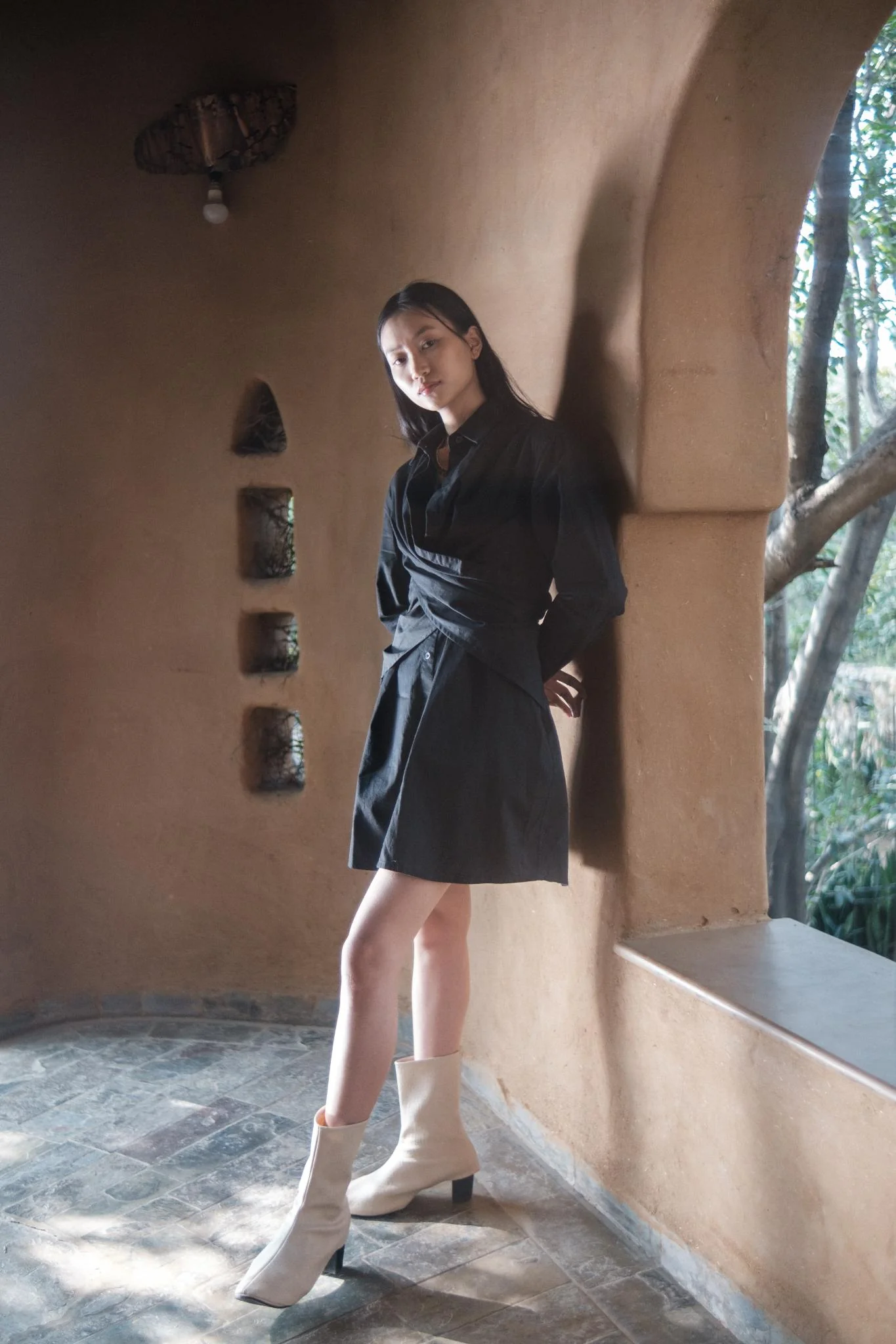 Seattle Wrap Shirt Dress - Image 9