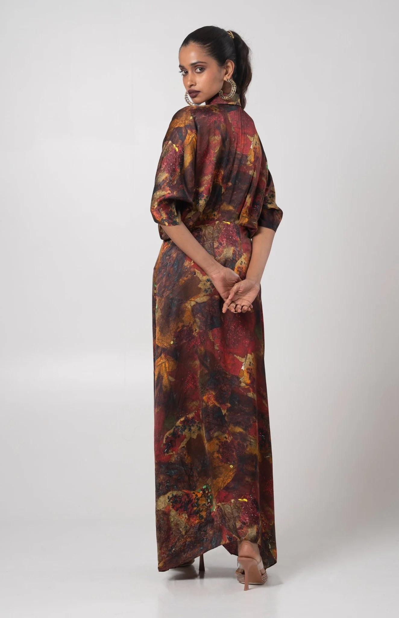 Sepia Button Down Maxi - Image 4