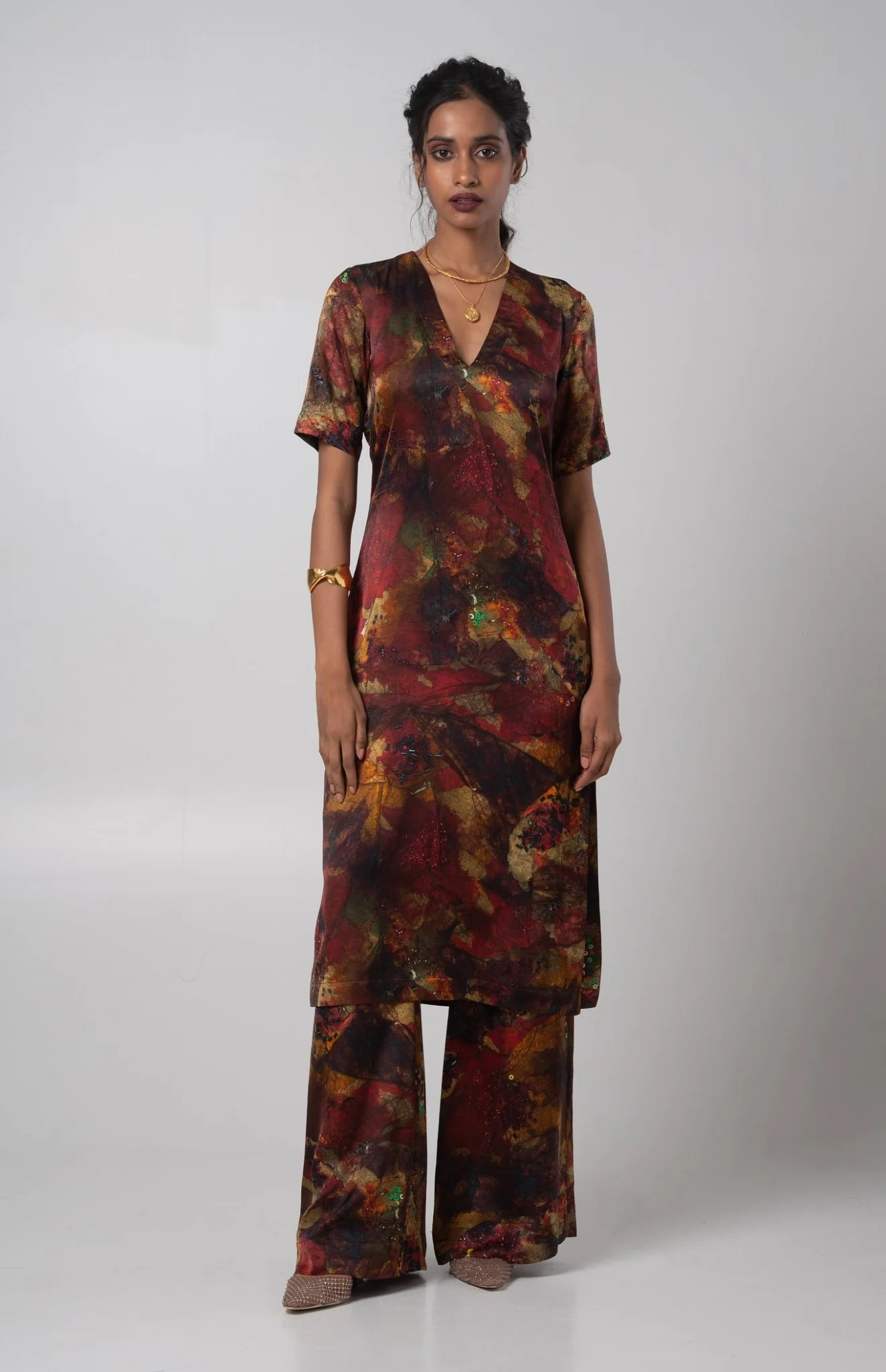 Sepia Kurta Set - Image 3