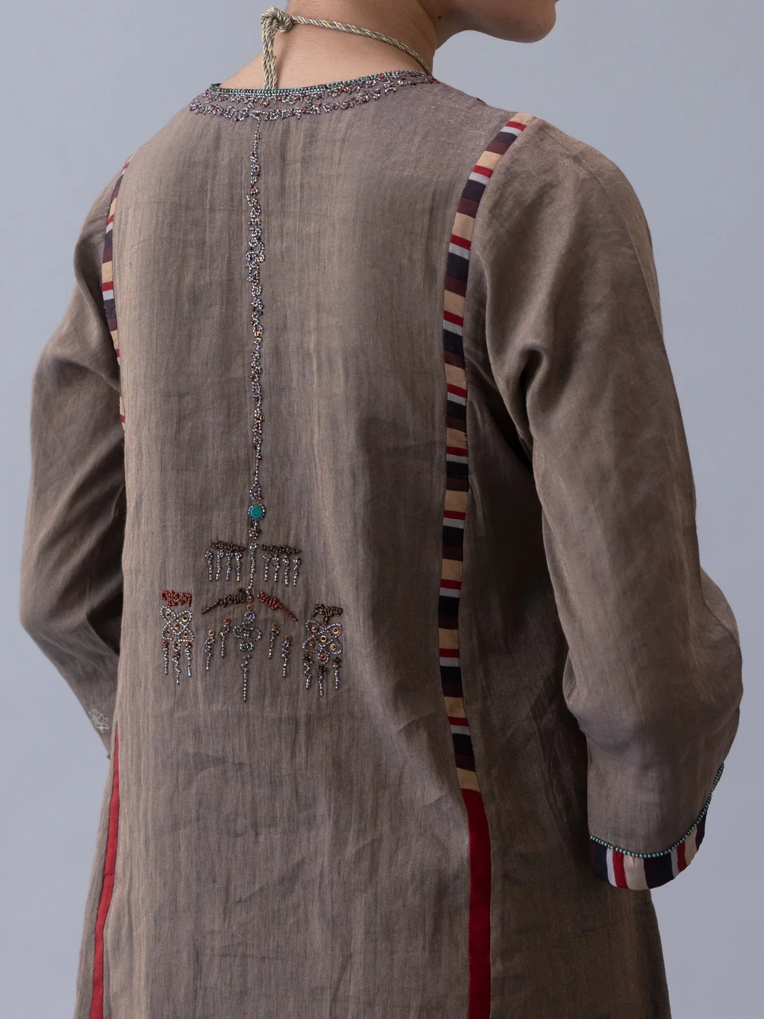 Serdok Charcoal Kurta - Image 4