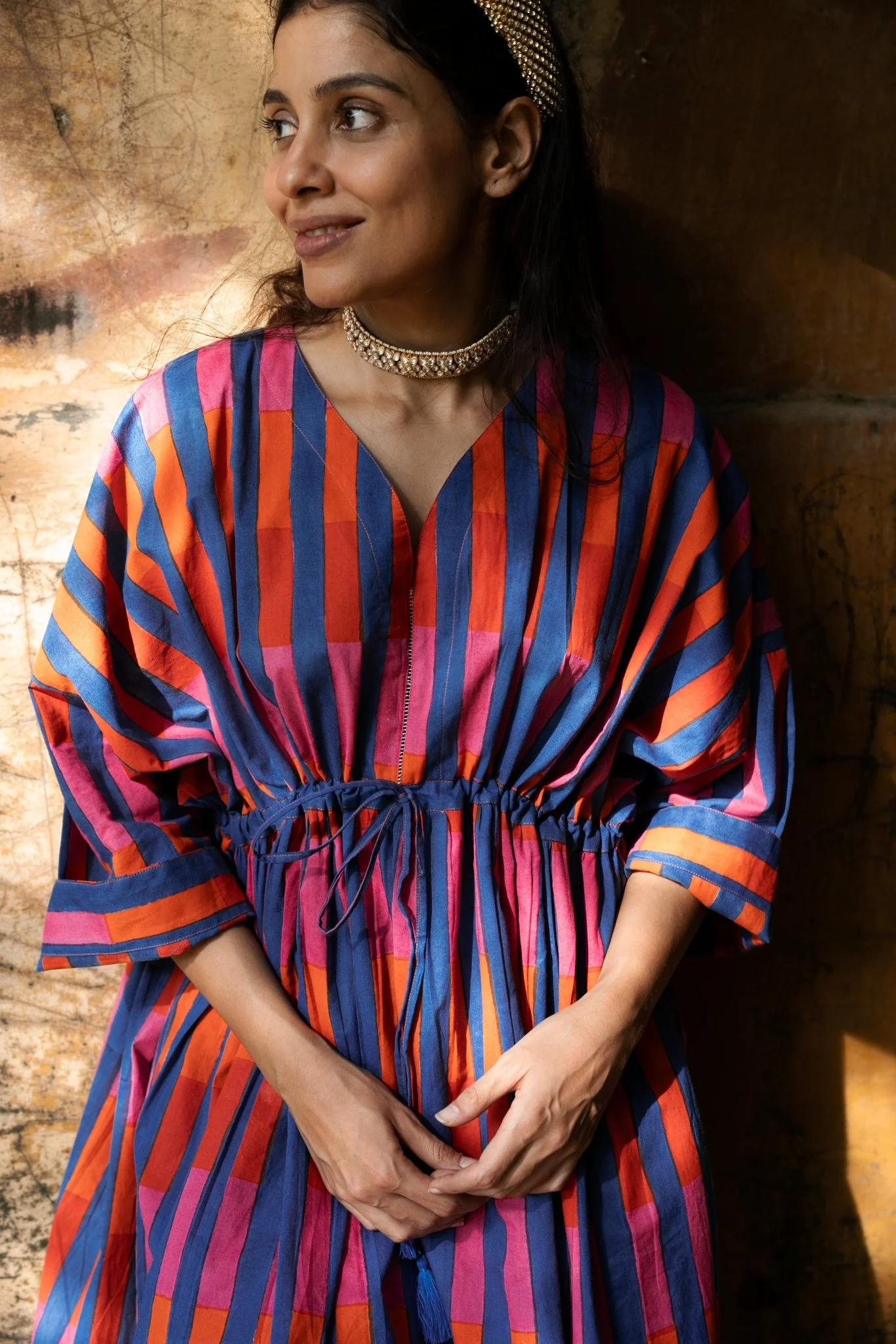 Shelly Caftan - Teal - Image 2
