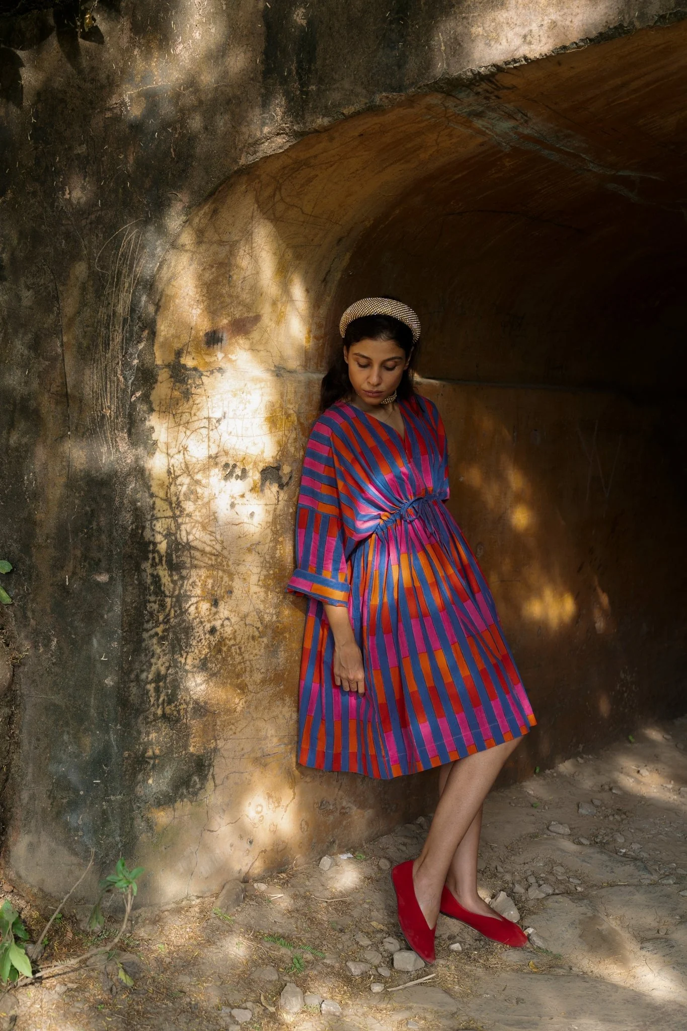 Shelly Caftan - Teal - Image 3
