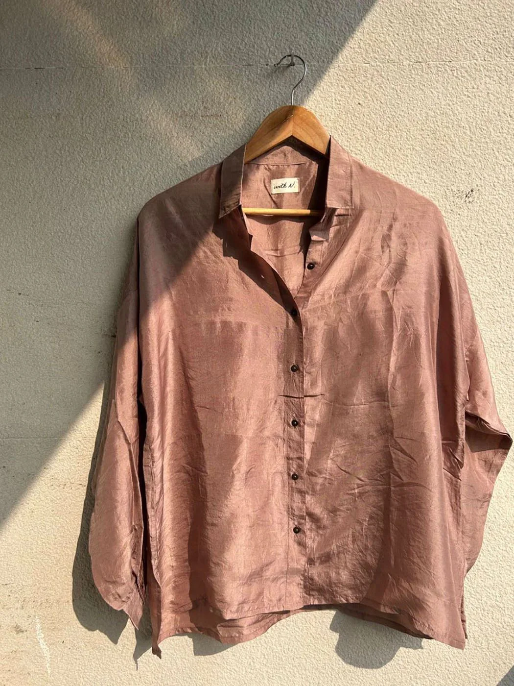 Silk Oversized Shirt - Image 5