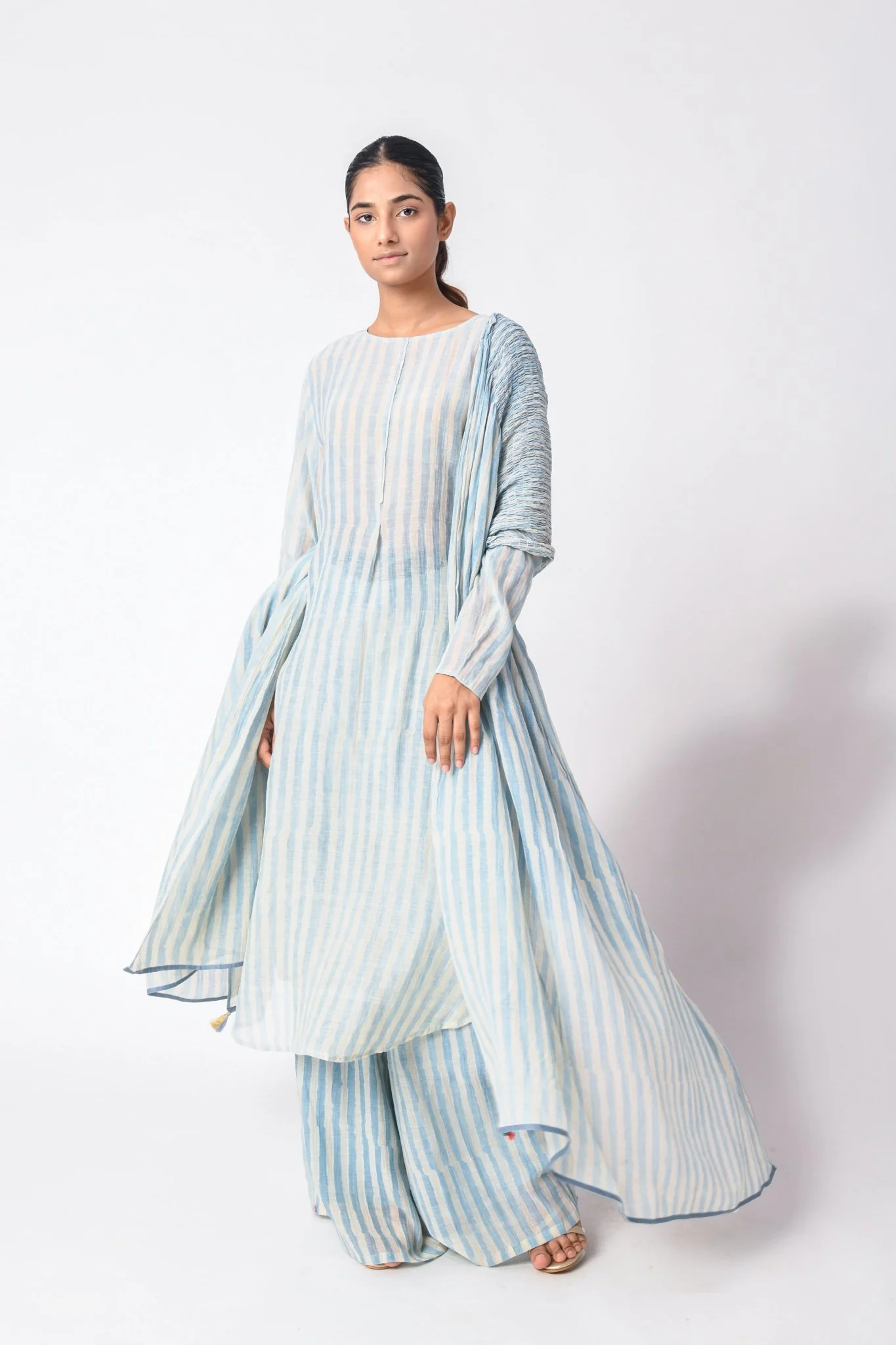 Sky Dupatta Set