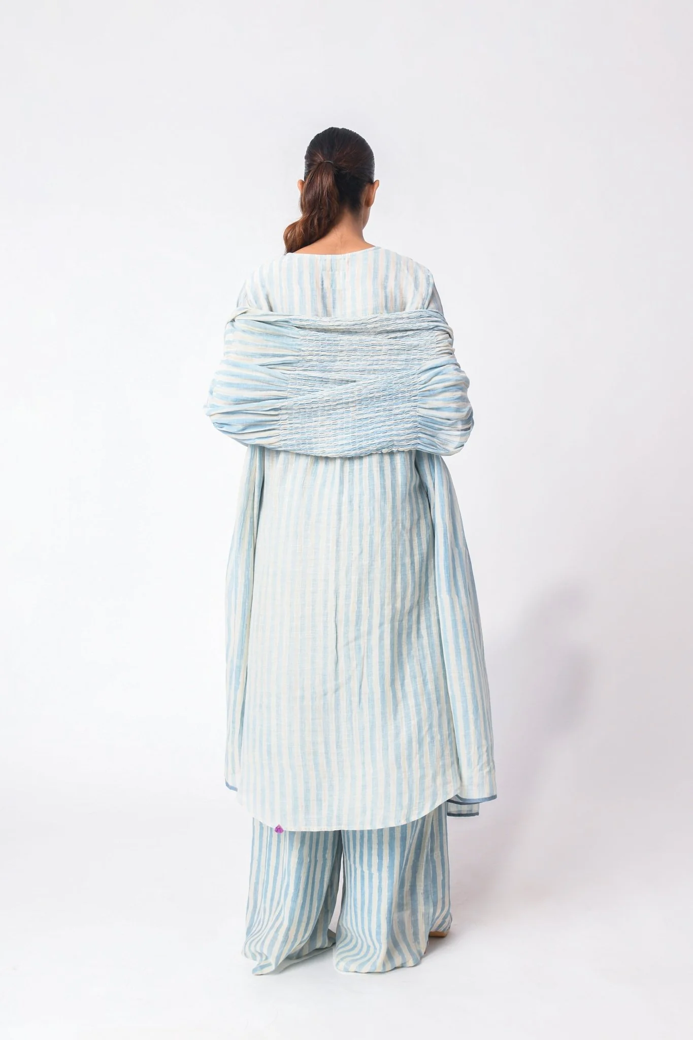 Sky Dupatta Set - Image 5