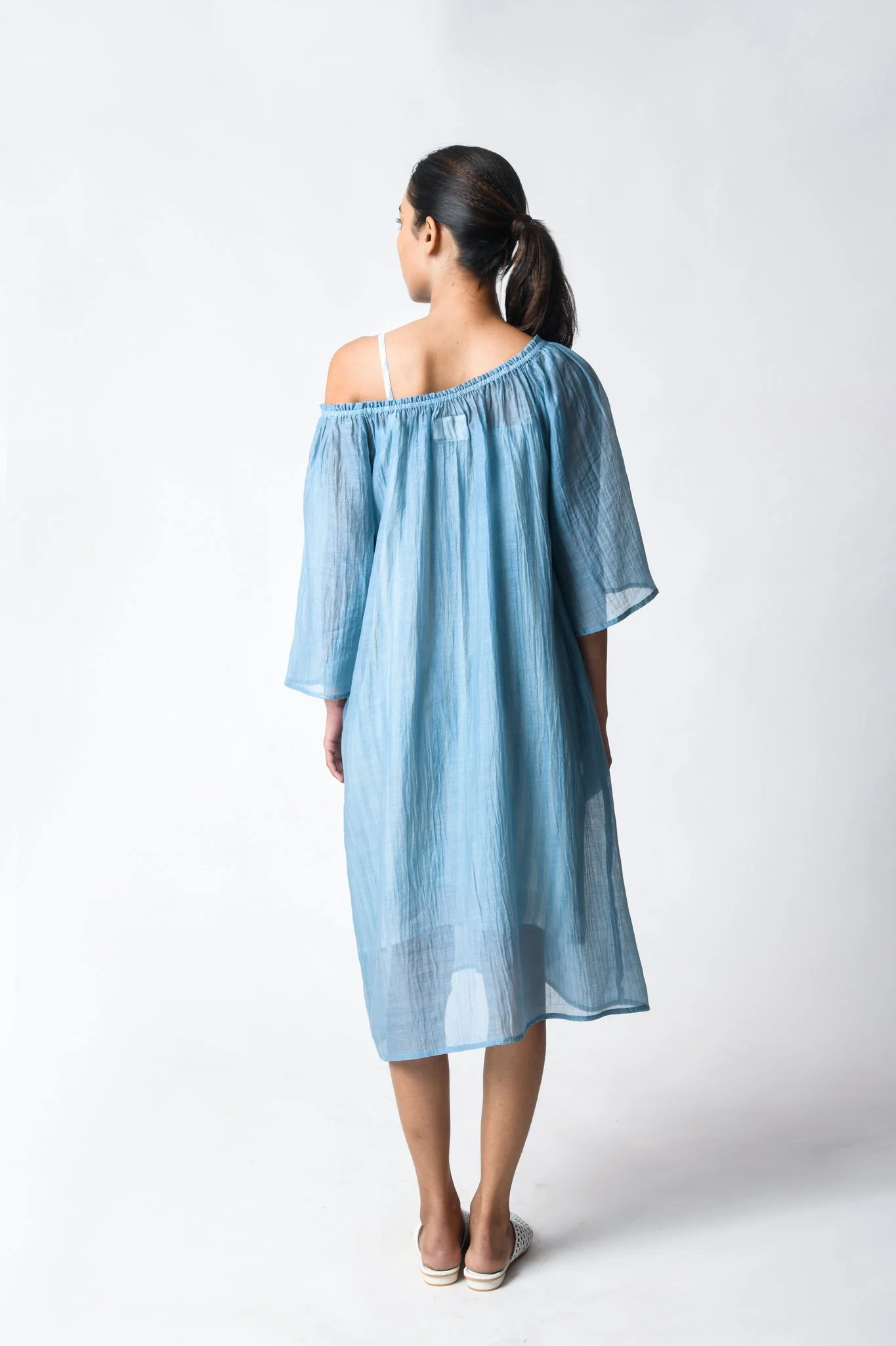Sky Off-shoulder Dress - Image 6