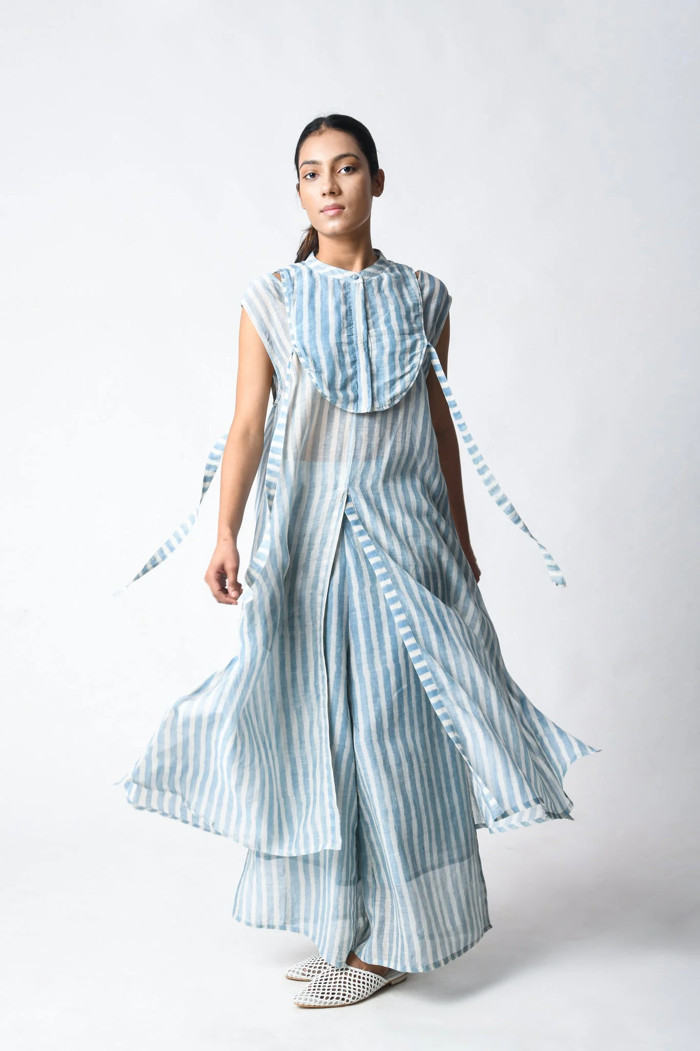 Slit Tunic Sky Set - Image 5