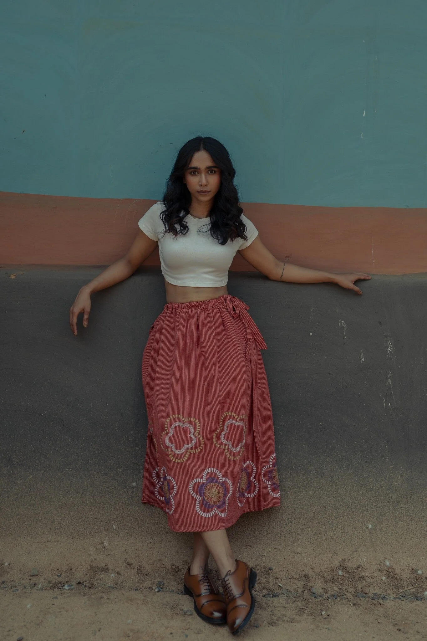 Sohrai Gathered Skirt
