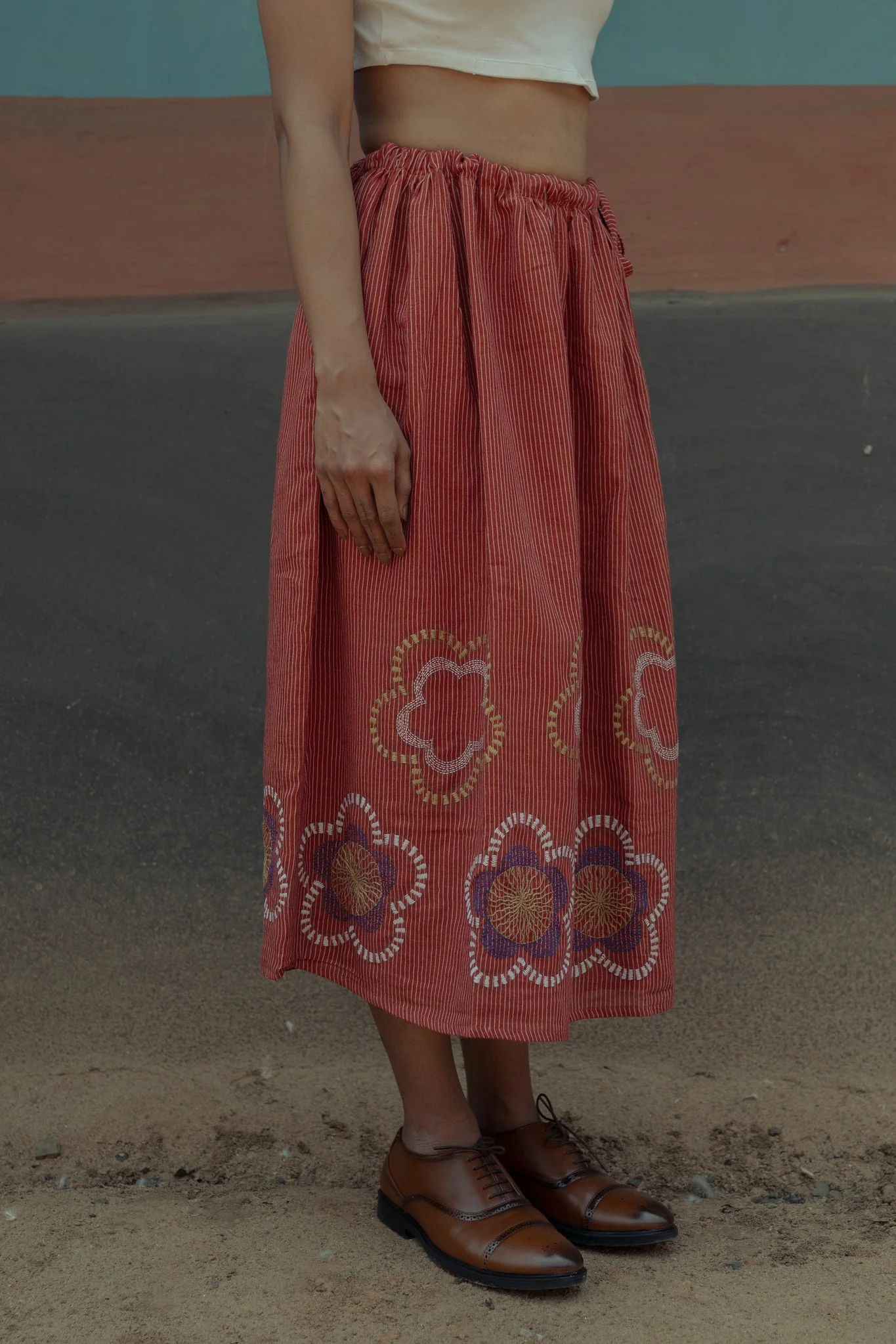 Sohrai Gathered Skirt - Image 3
