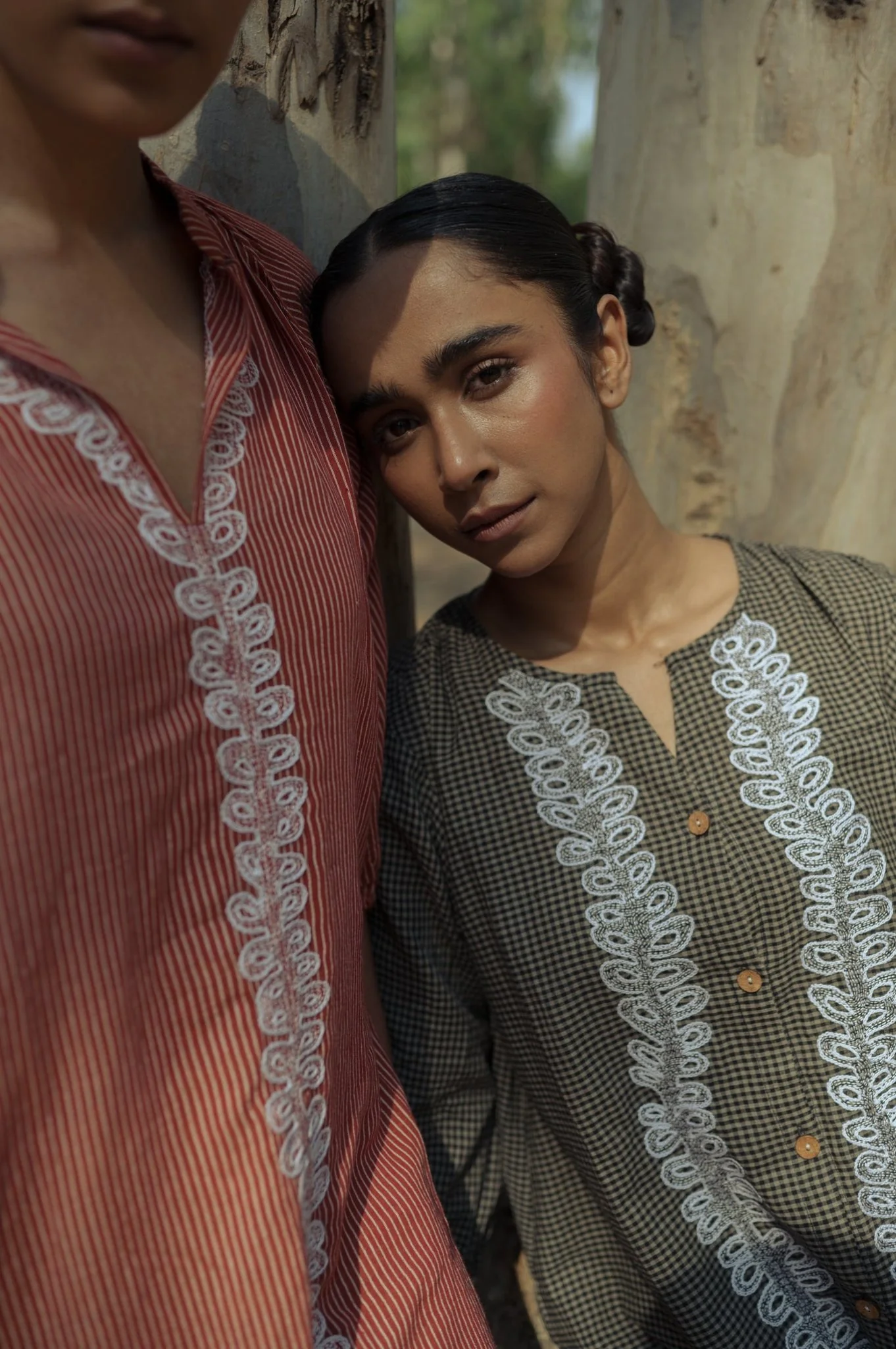 Sohrai Shirt Dress - Dark Grey - Image 2