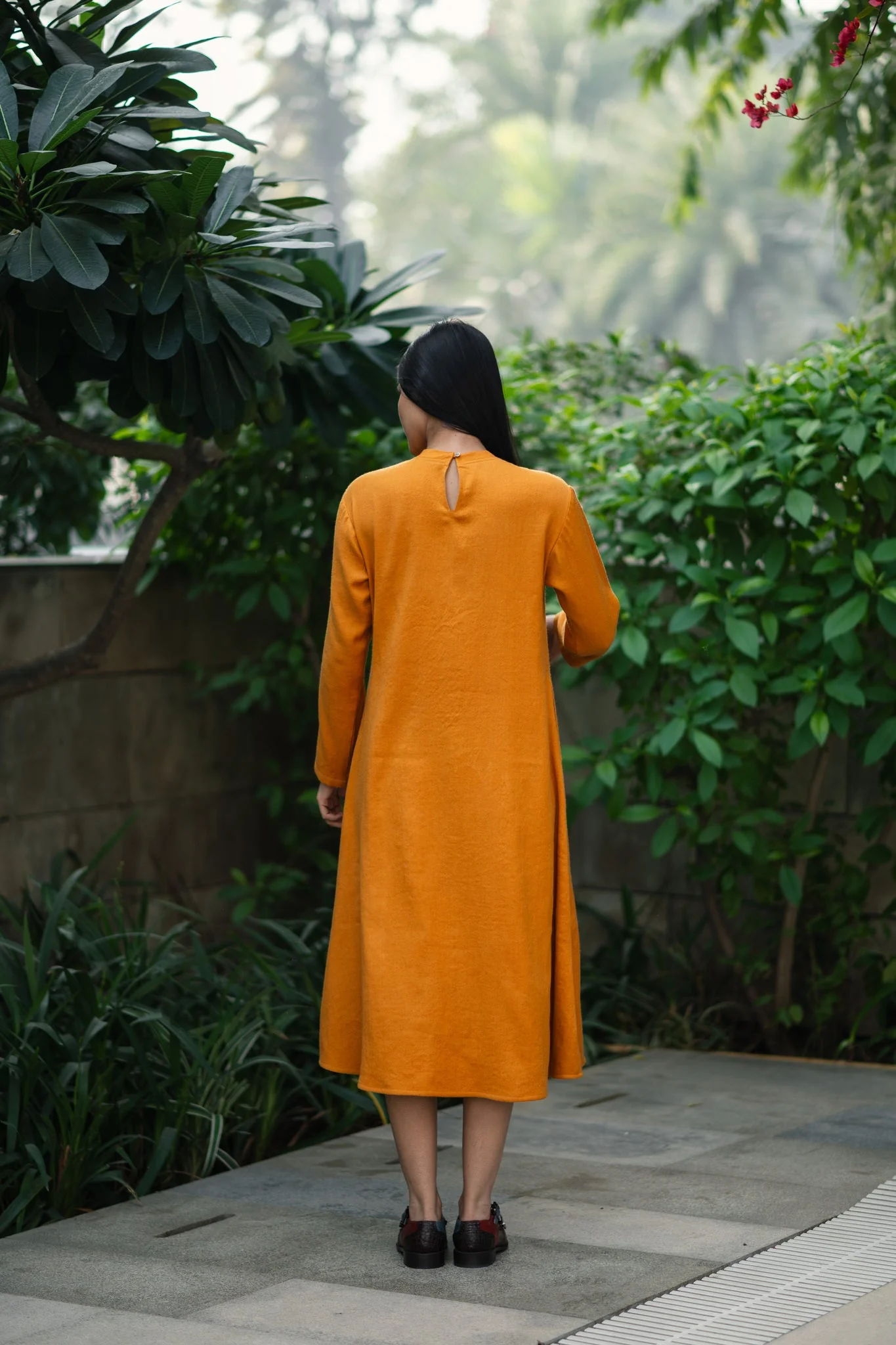 Starflower Dress - Mustard Yellow - Image 4