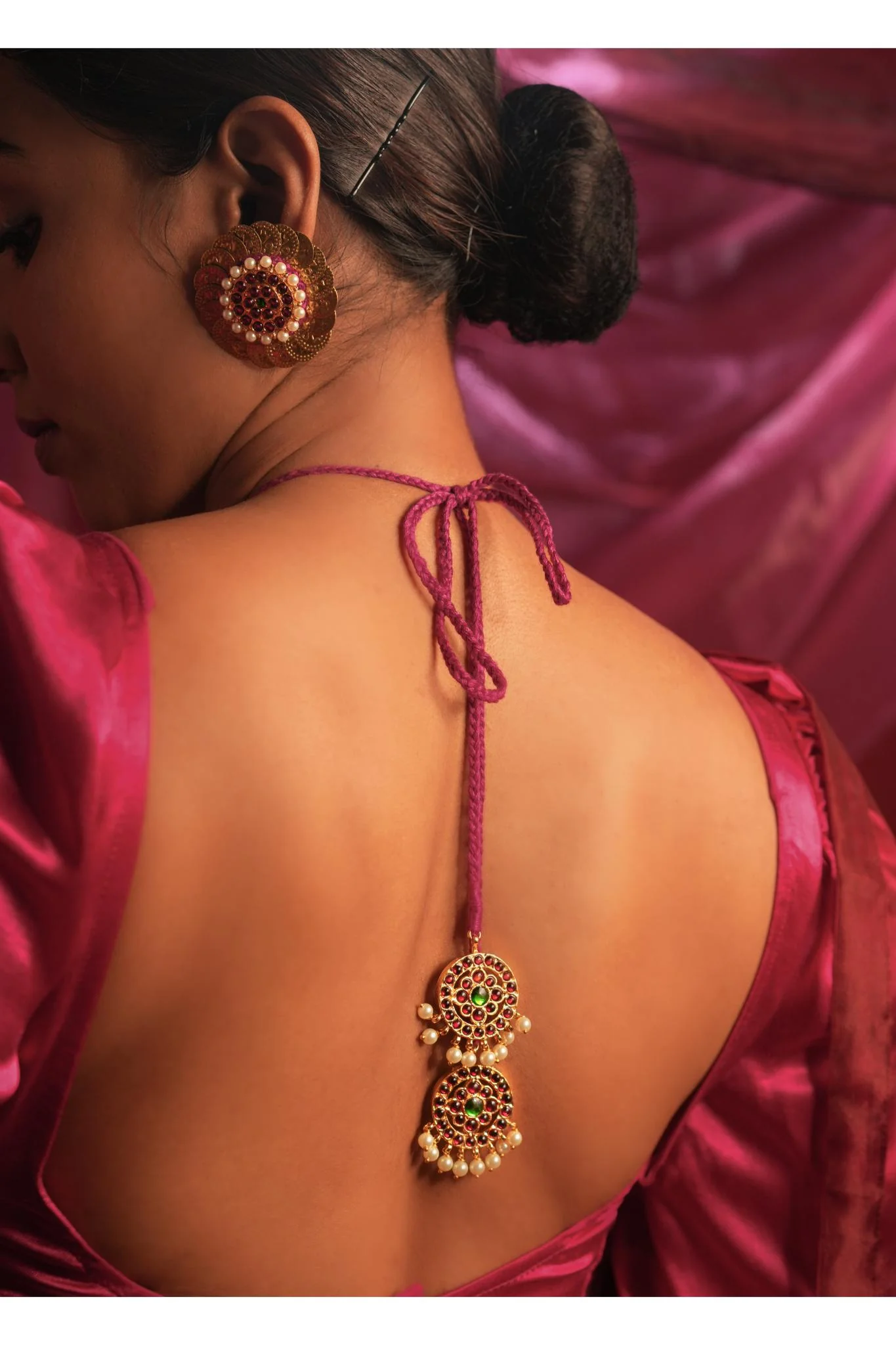 Statement Coined Temple Necklace - Image 3