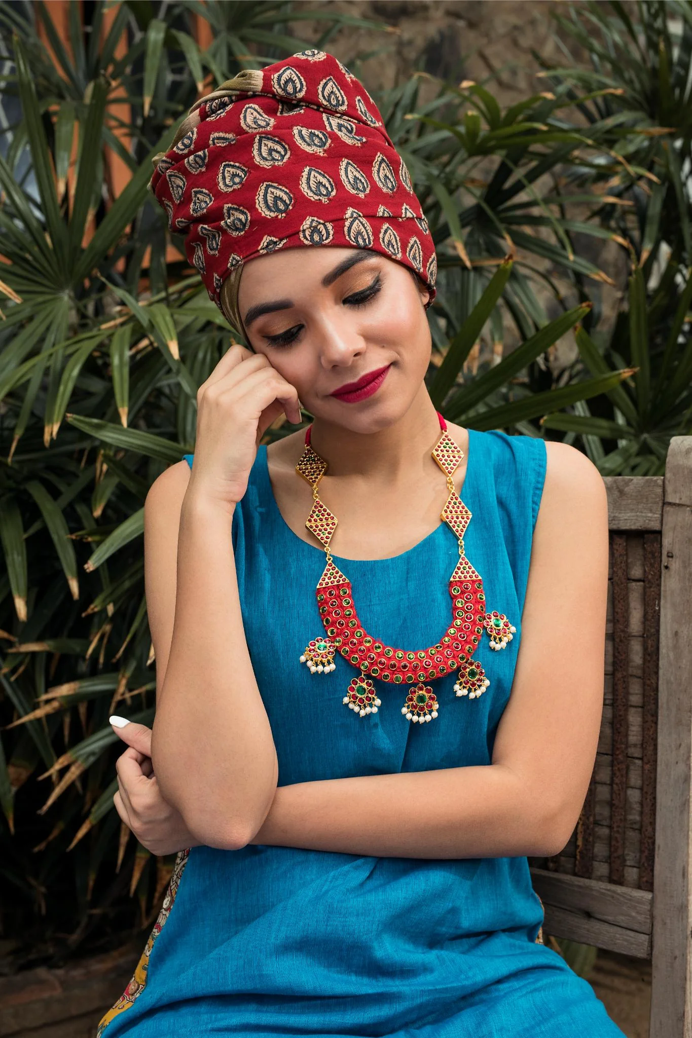 Statement Temple Neckpiece - Image 2