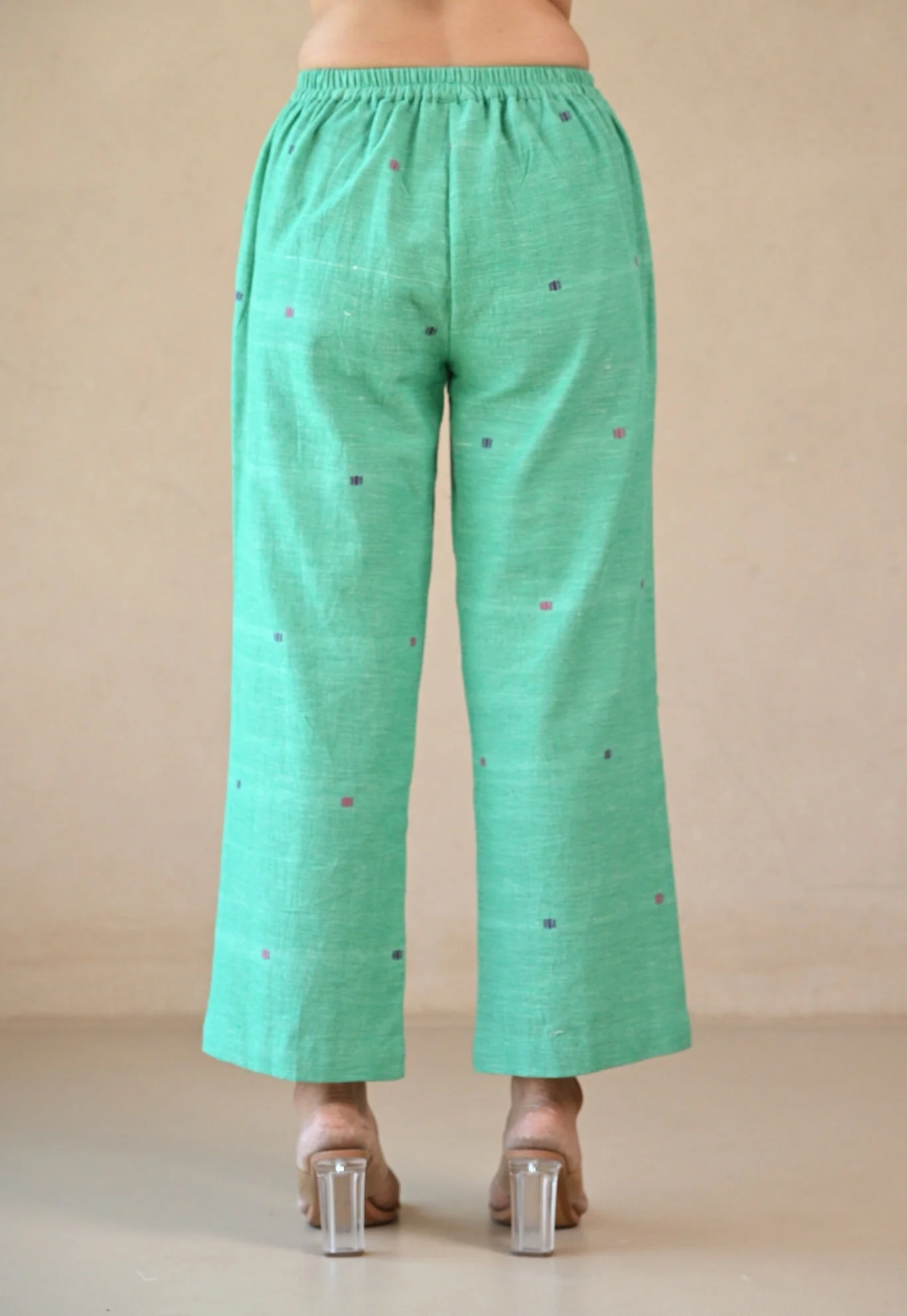 Straight Cut Pant - Mint Green - Image 6