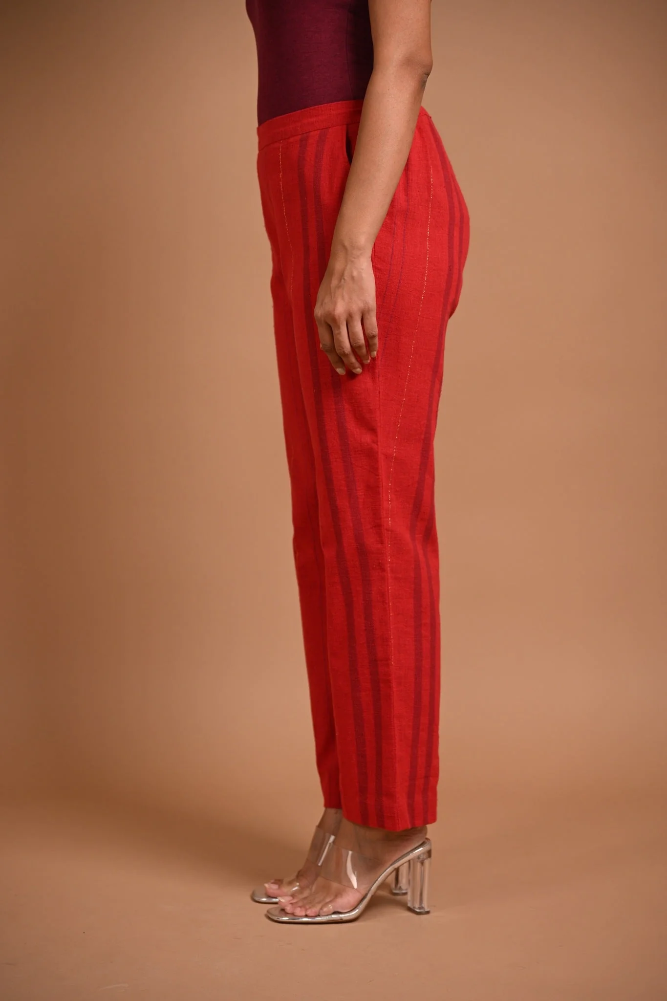 Straight Cut Pants with Pocket - Image 3