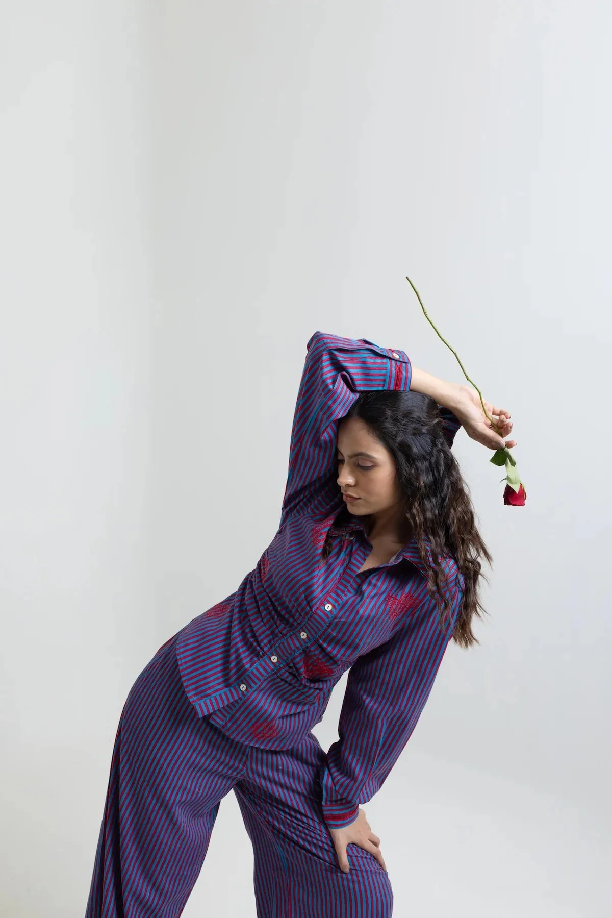 Stripes Tappered Shirt - Image 6