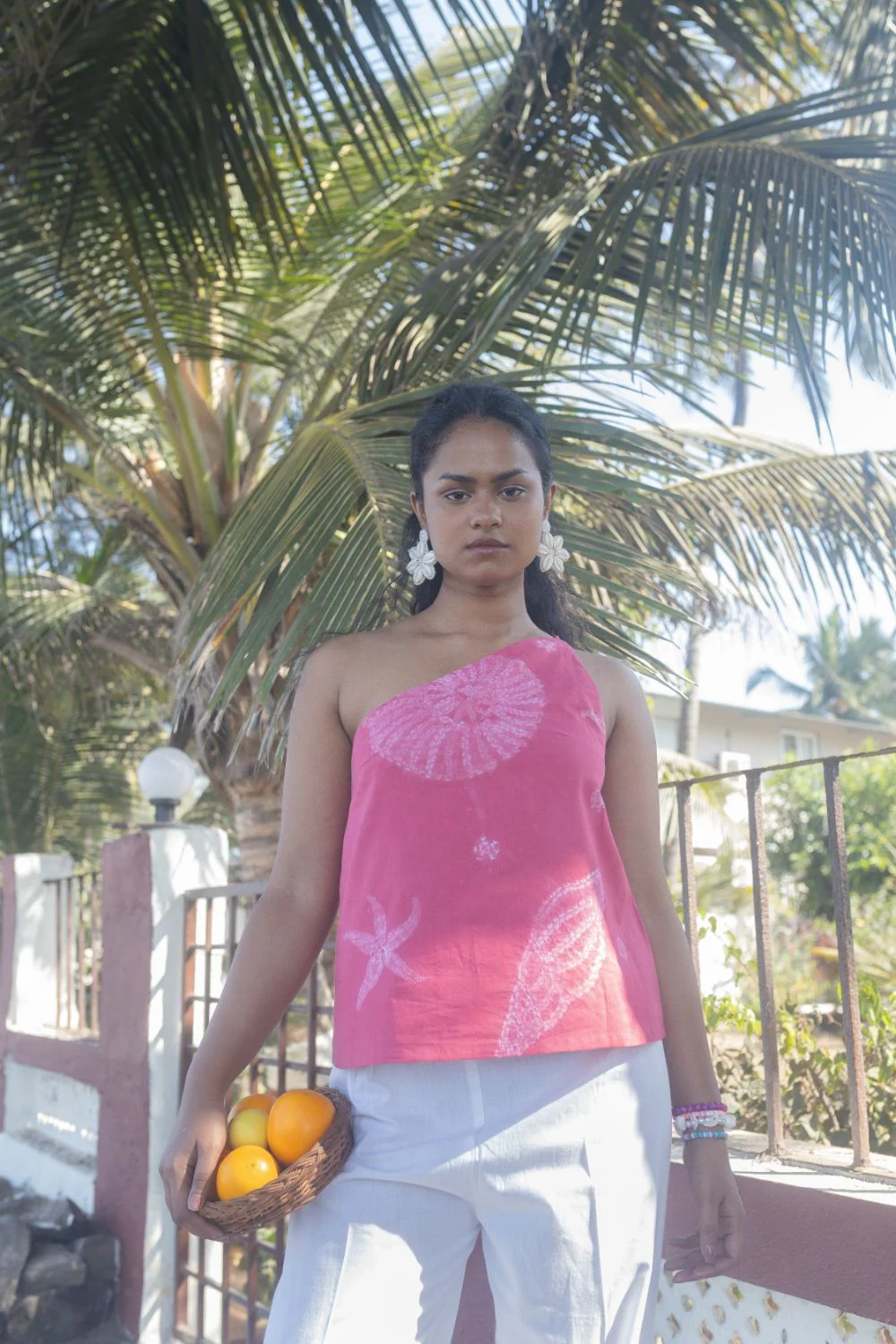 Sun-Kissed Shoulder Top