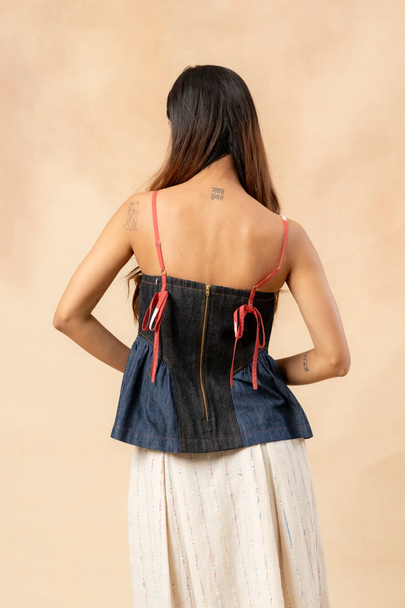 Sunhat Spell Denim Top - Image 5