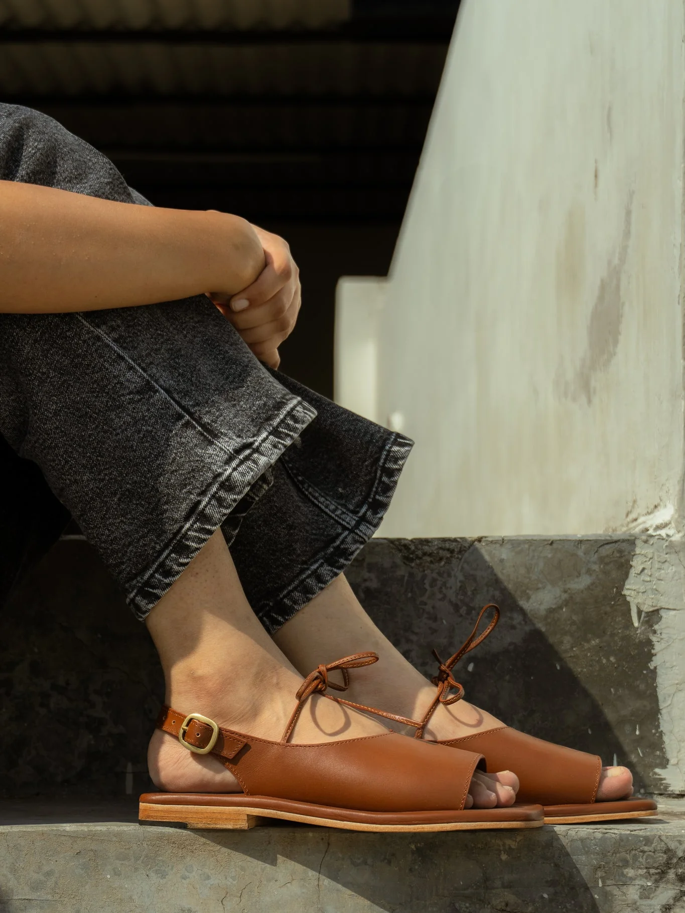 Tan Mio Sandals  - Women - Image 5