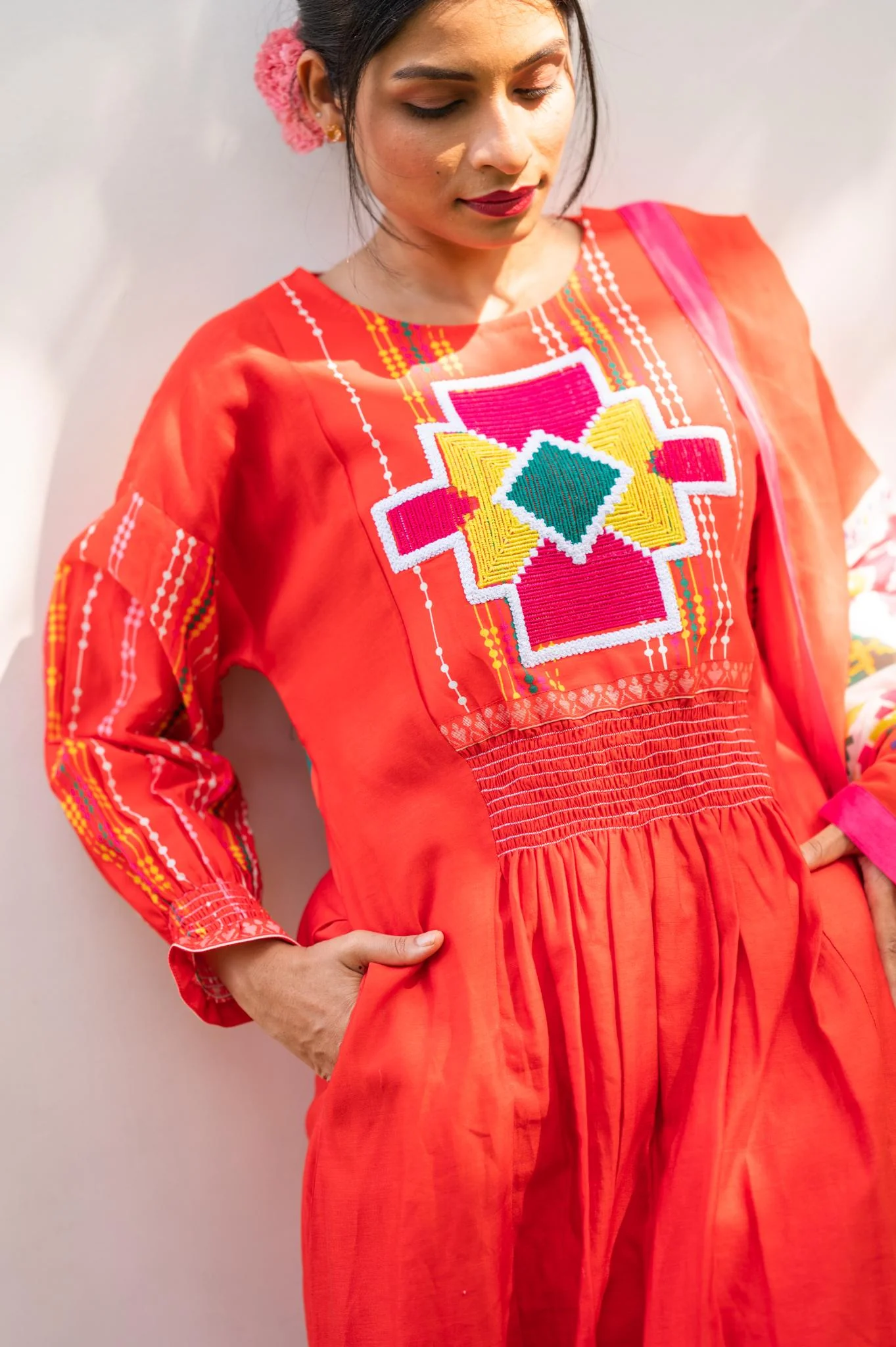 Tangerine Tales Kurta Set - Image 4