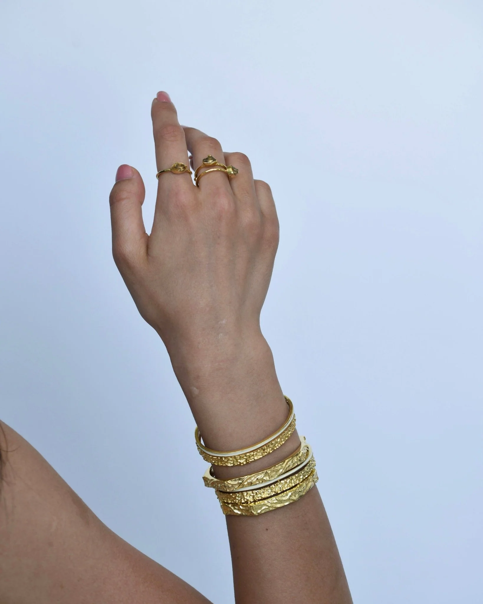 Textured Hexagonal Bracelet - Image 2