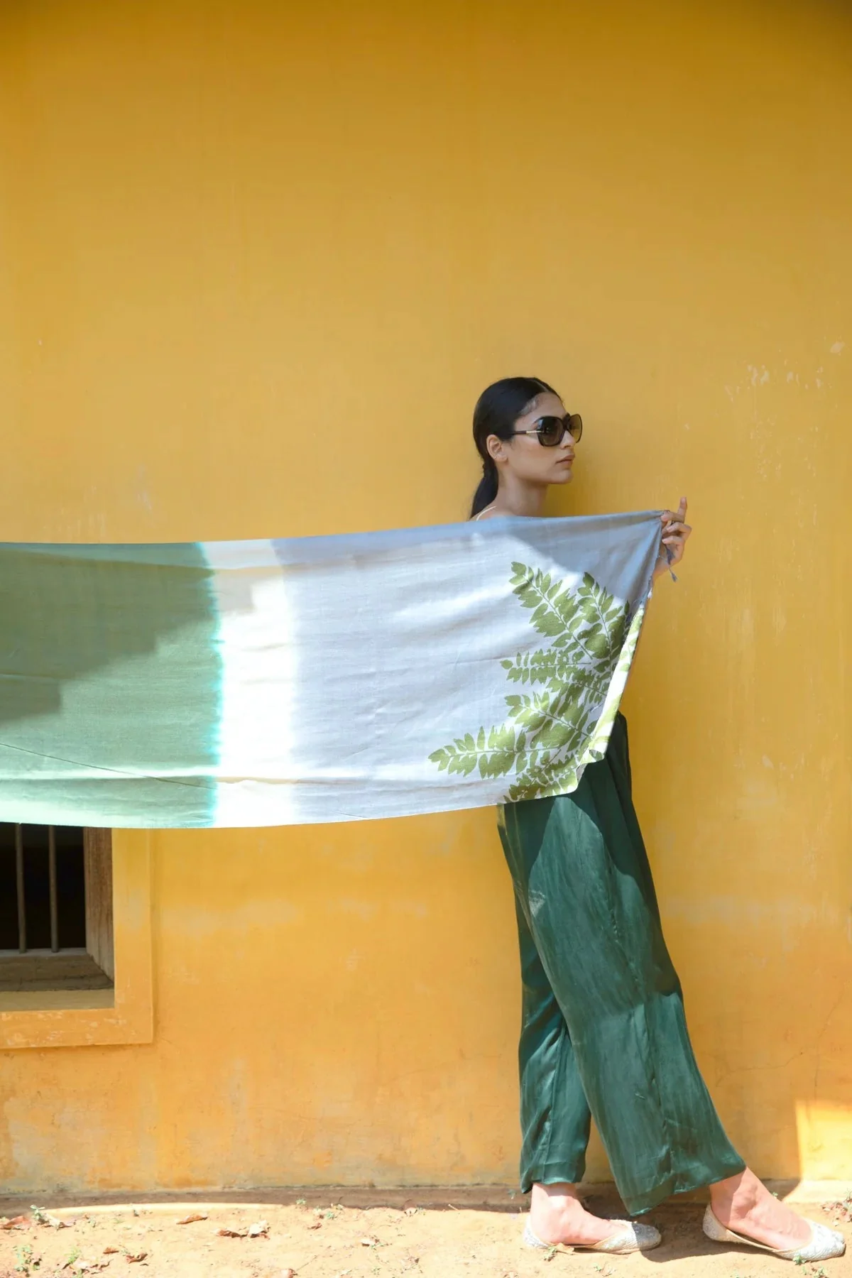 The 'Nivar' Eri Silk Scarf - Image 5