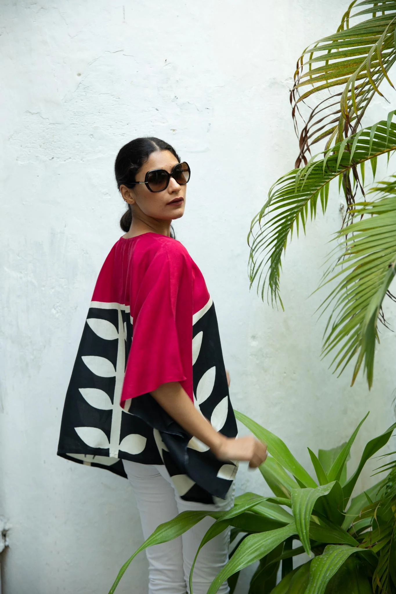 The 'Pink Panther' Eri Peace Silk Kaftan - Image 3