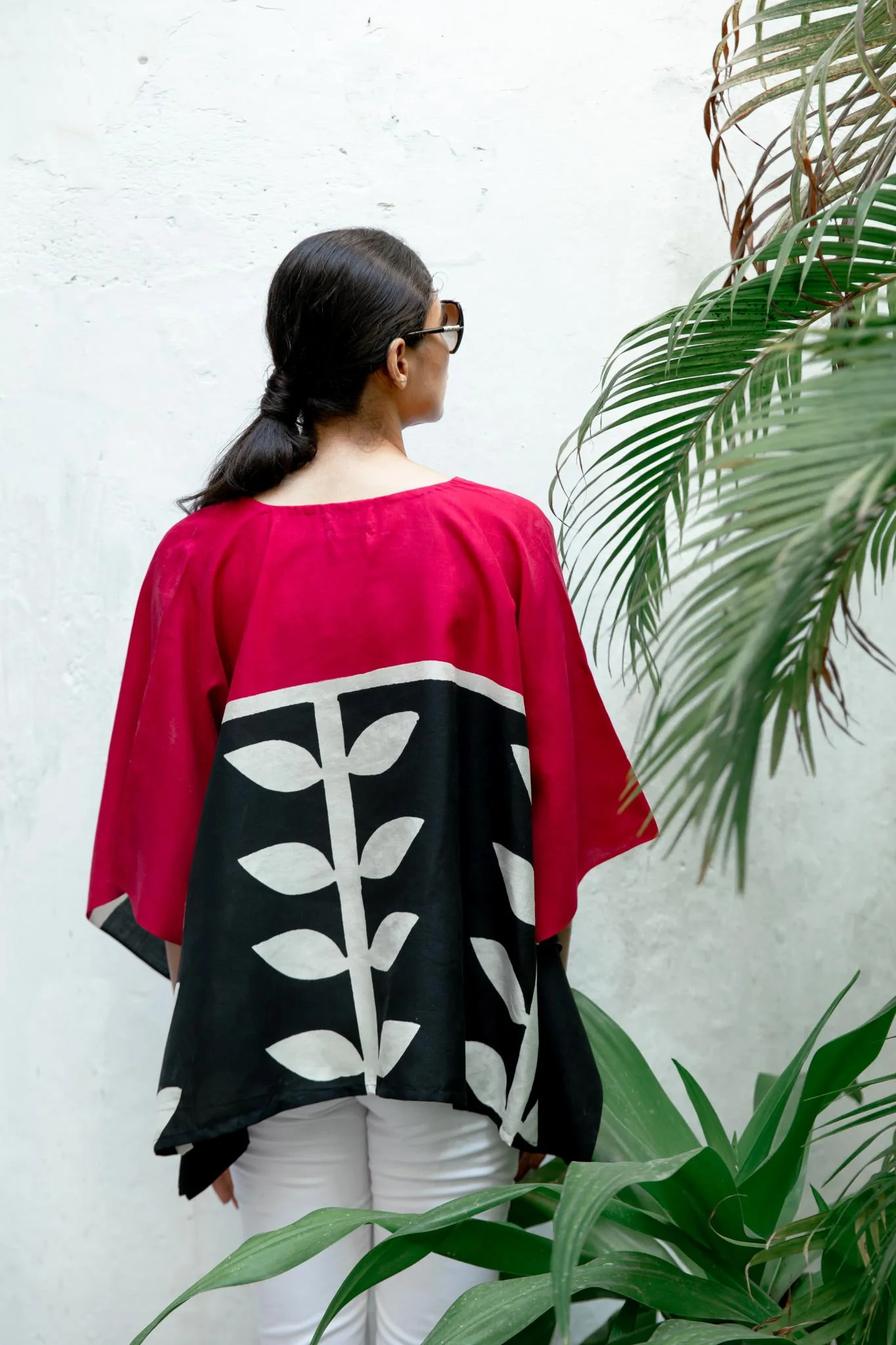 The 'Pink Panther' Eri Peace Silk Kaftan - Image 5
