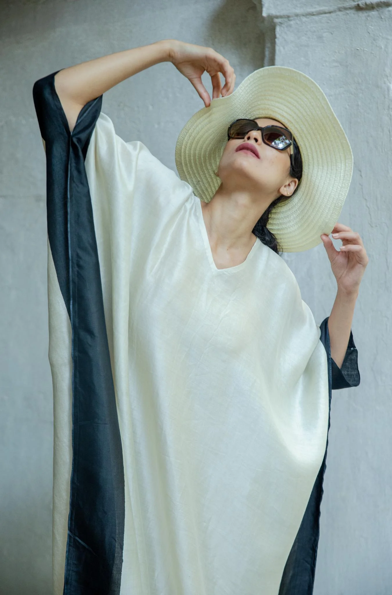 The 'Tile' Eri Peace Silk Kaftan - Image 2