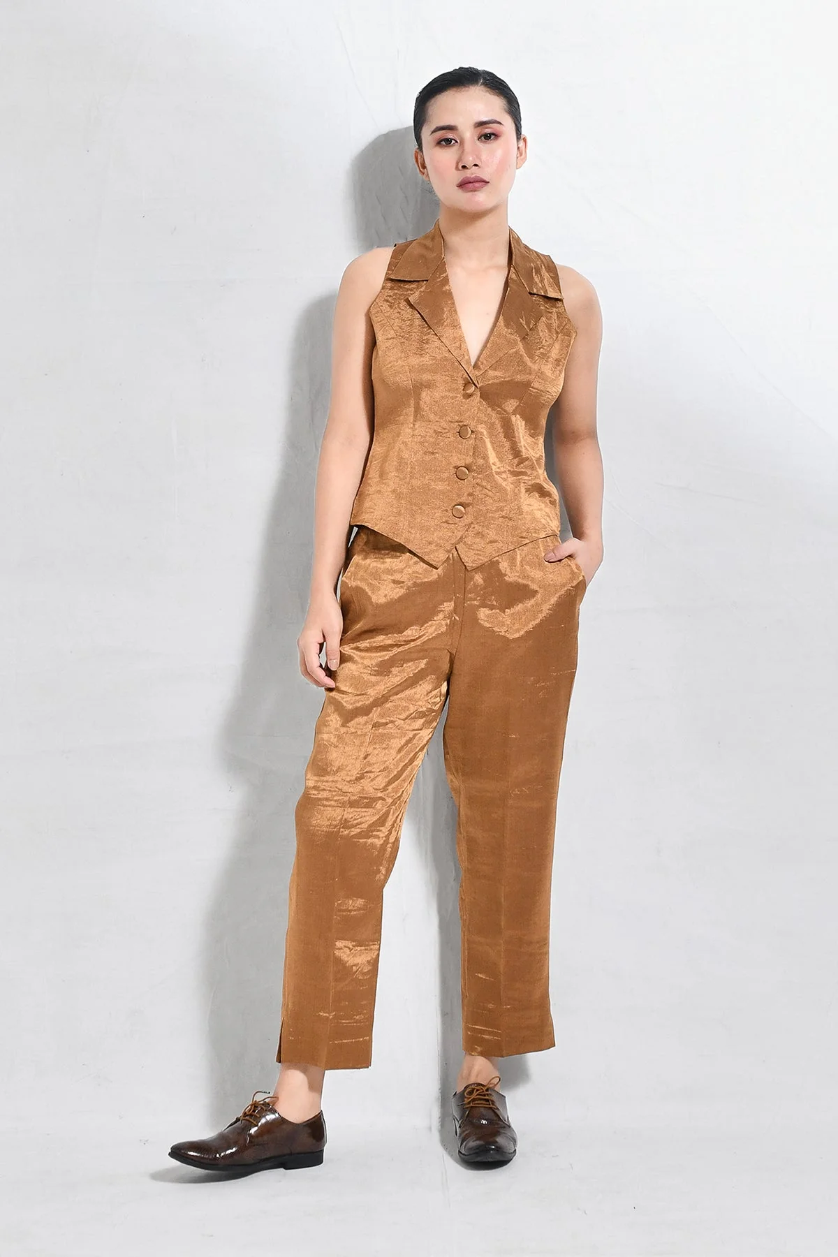 Tissue Waist-Coat Co-ord (Set of 2) - Image 7