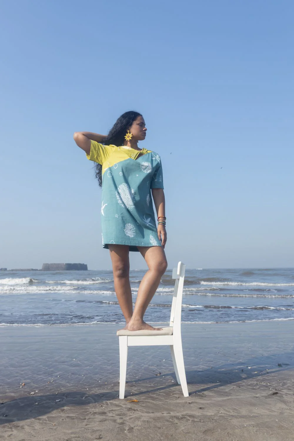 Tropical Twist Shift Dress - Image 3