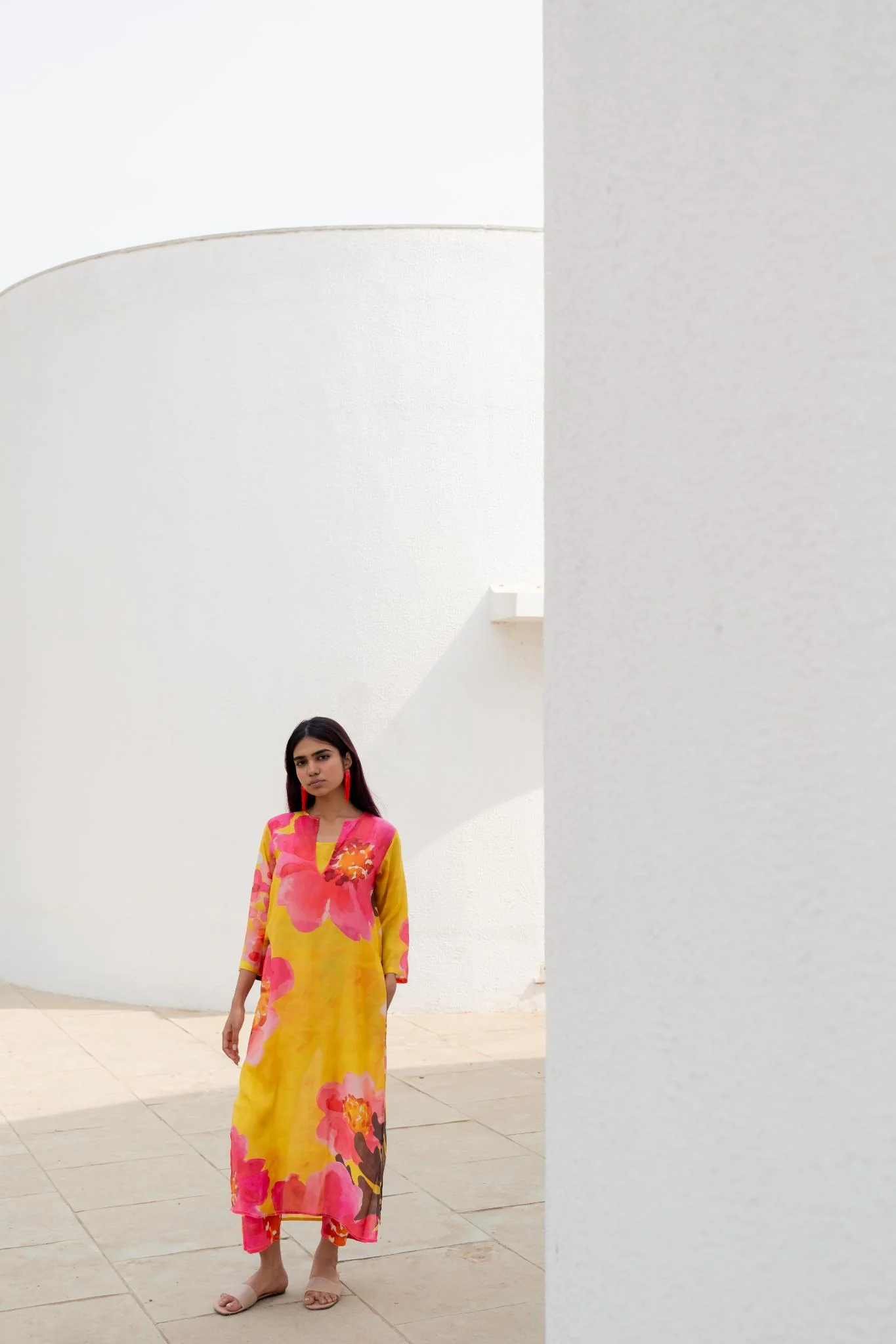 Tuscany Flowers Kurta Set - Image 7