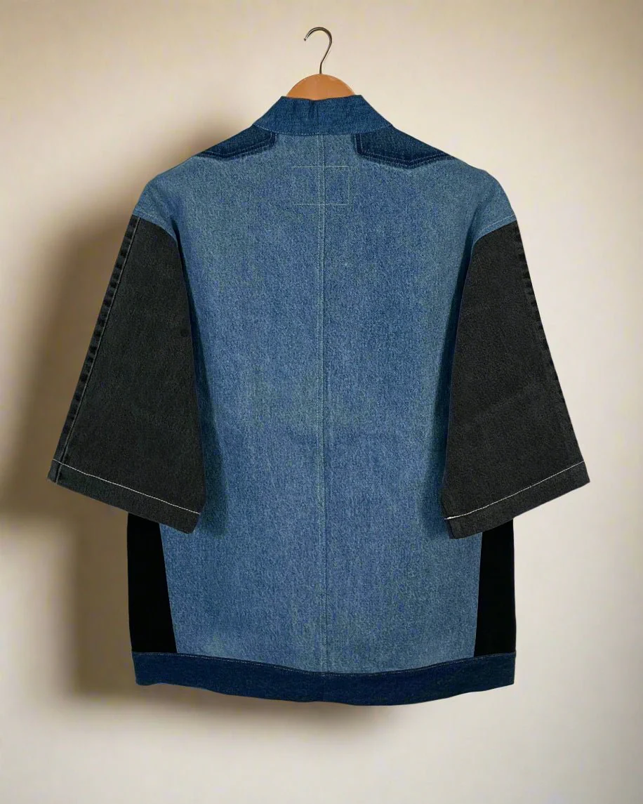Upcycled Denim Kimono Jacket | K221 - Image 2