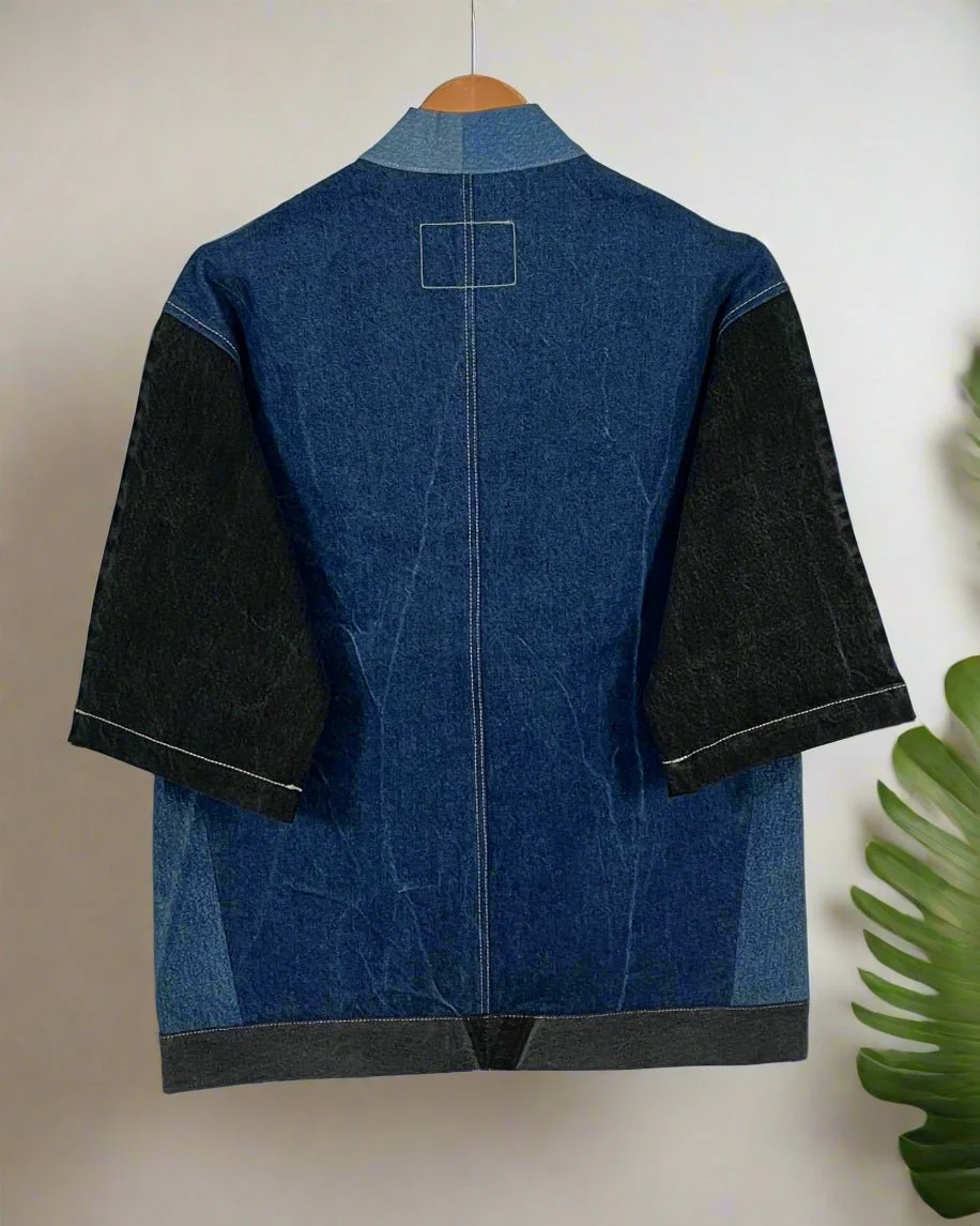 Upcycled Denim Kimono Jacket | K224 - Image 2