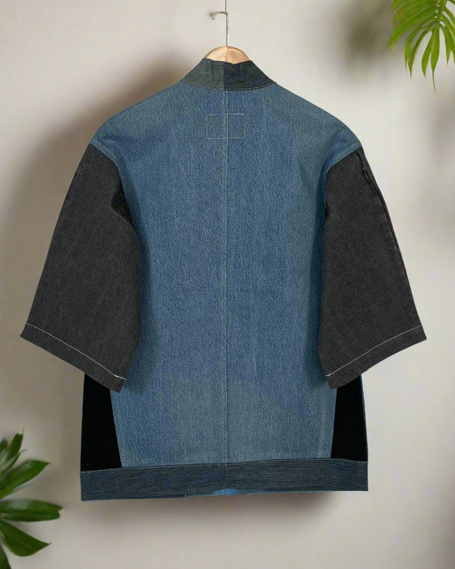 Upcycled Denim Kimono Jacket | K240 - Image 2