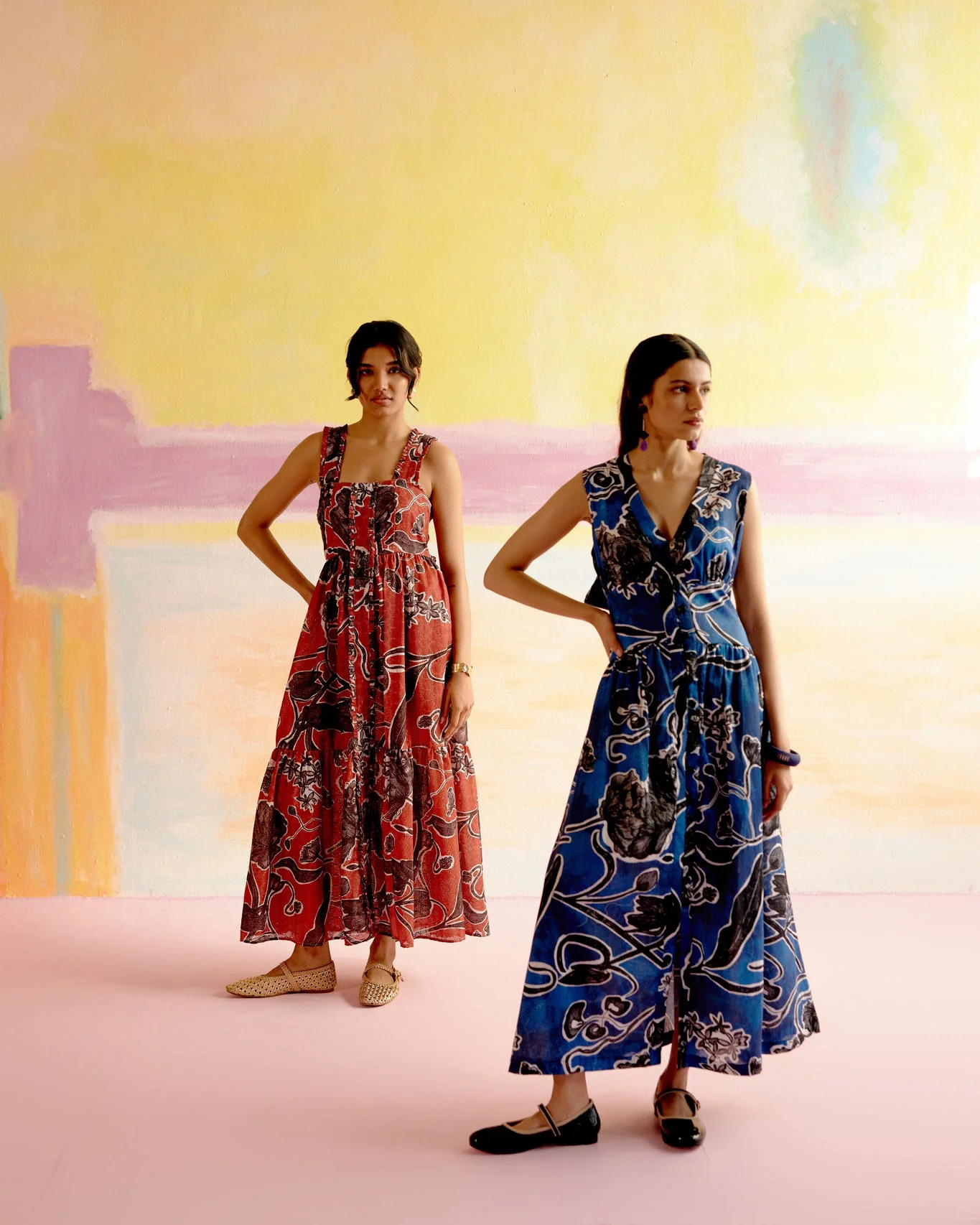 Valentine Maxi Dress Red Jardin - Image 5