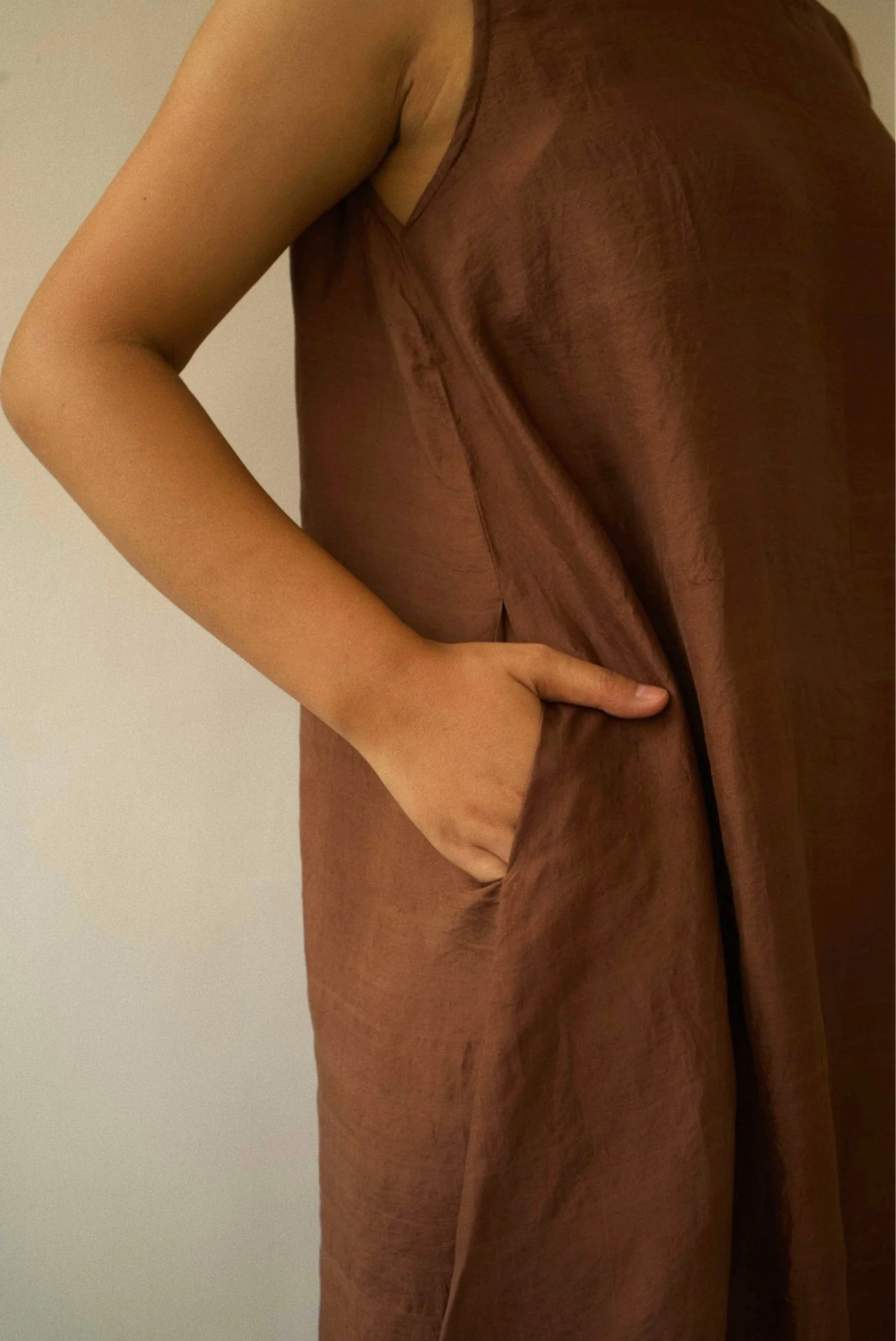 Walnut Shift Dress - Image 3