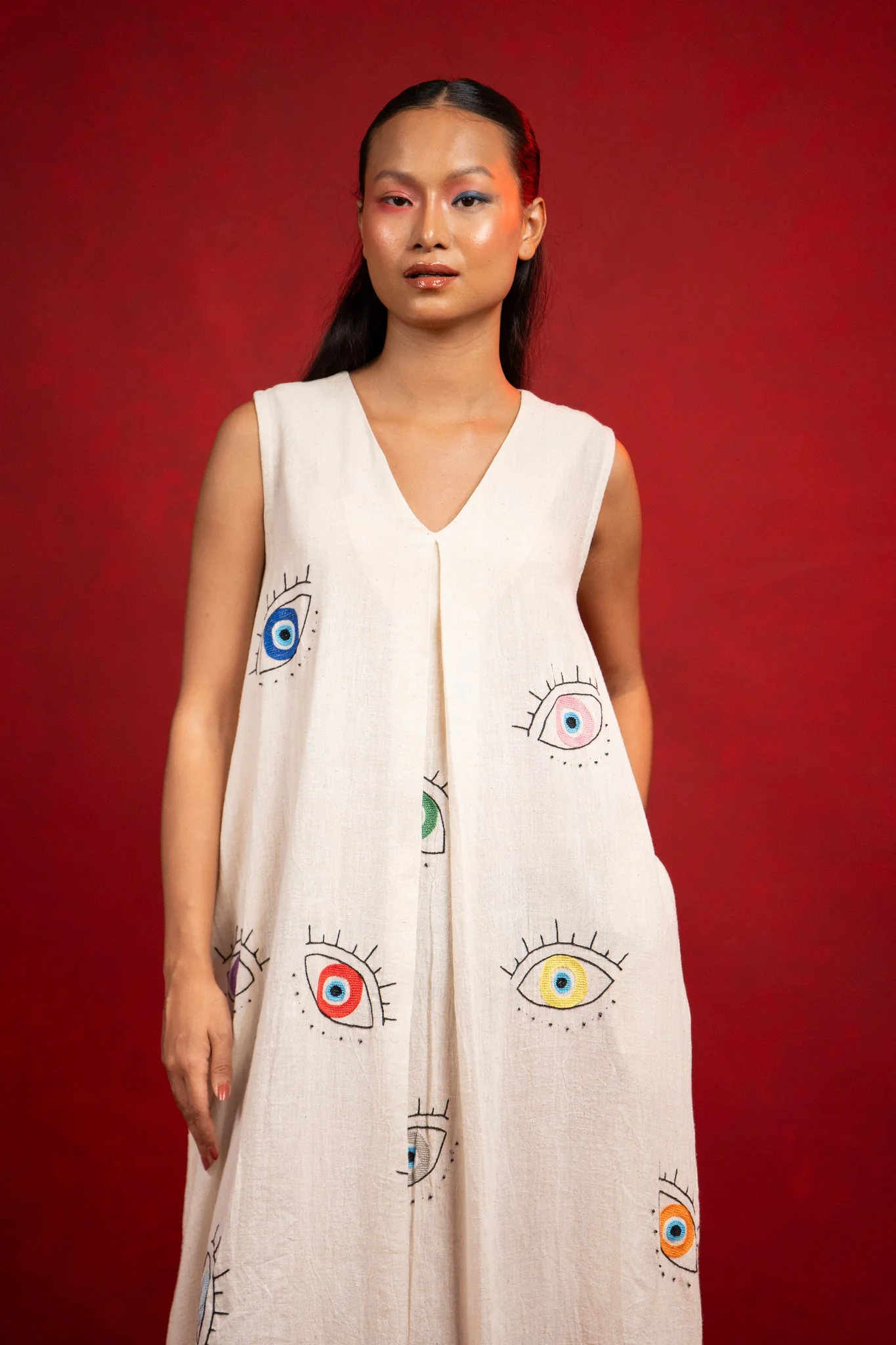 Watchful Eye Midi Dress - Image 2