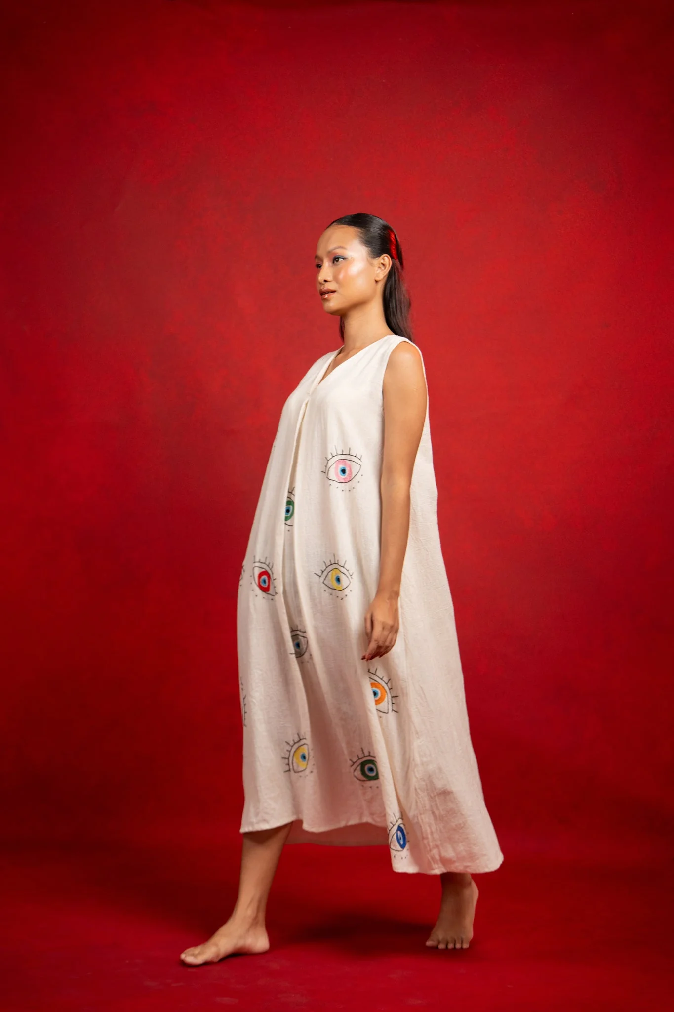 Watchful Eye Midi Dress - Image 3