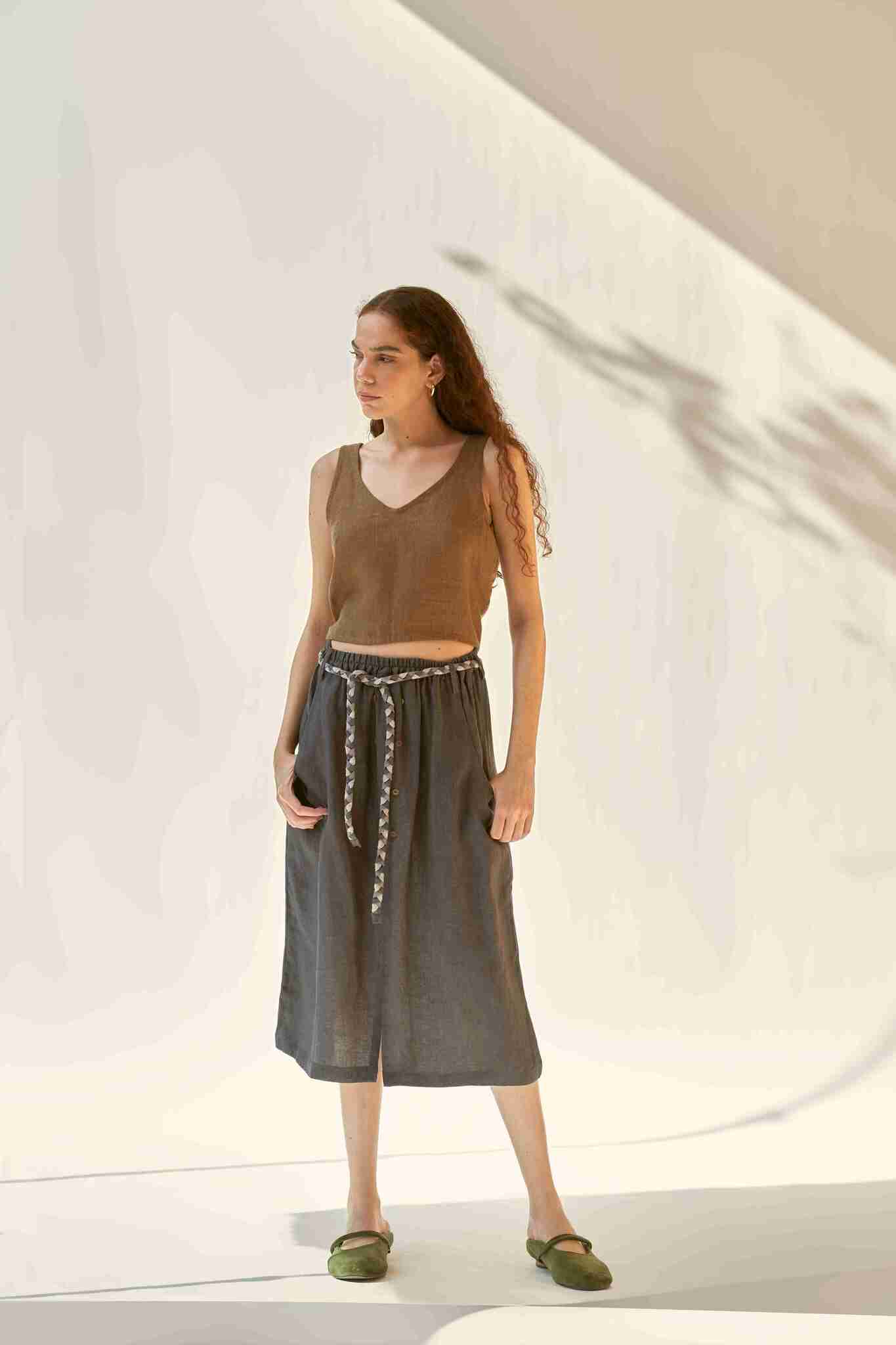Weekday Skirt - Charcoal