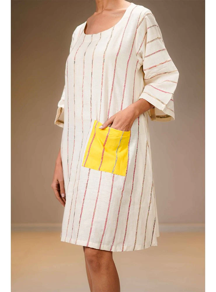 White Khesh Shift Dress - Image 3