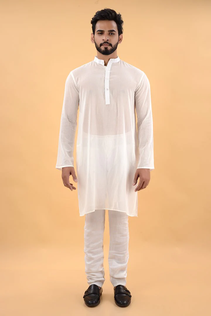 White Kurta - Image 3
