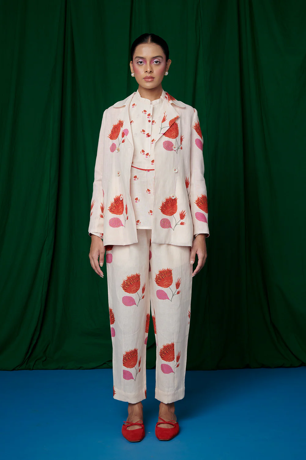 Wildflower Linen Jacket - Image 2