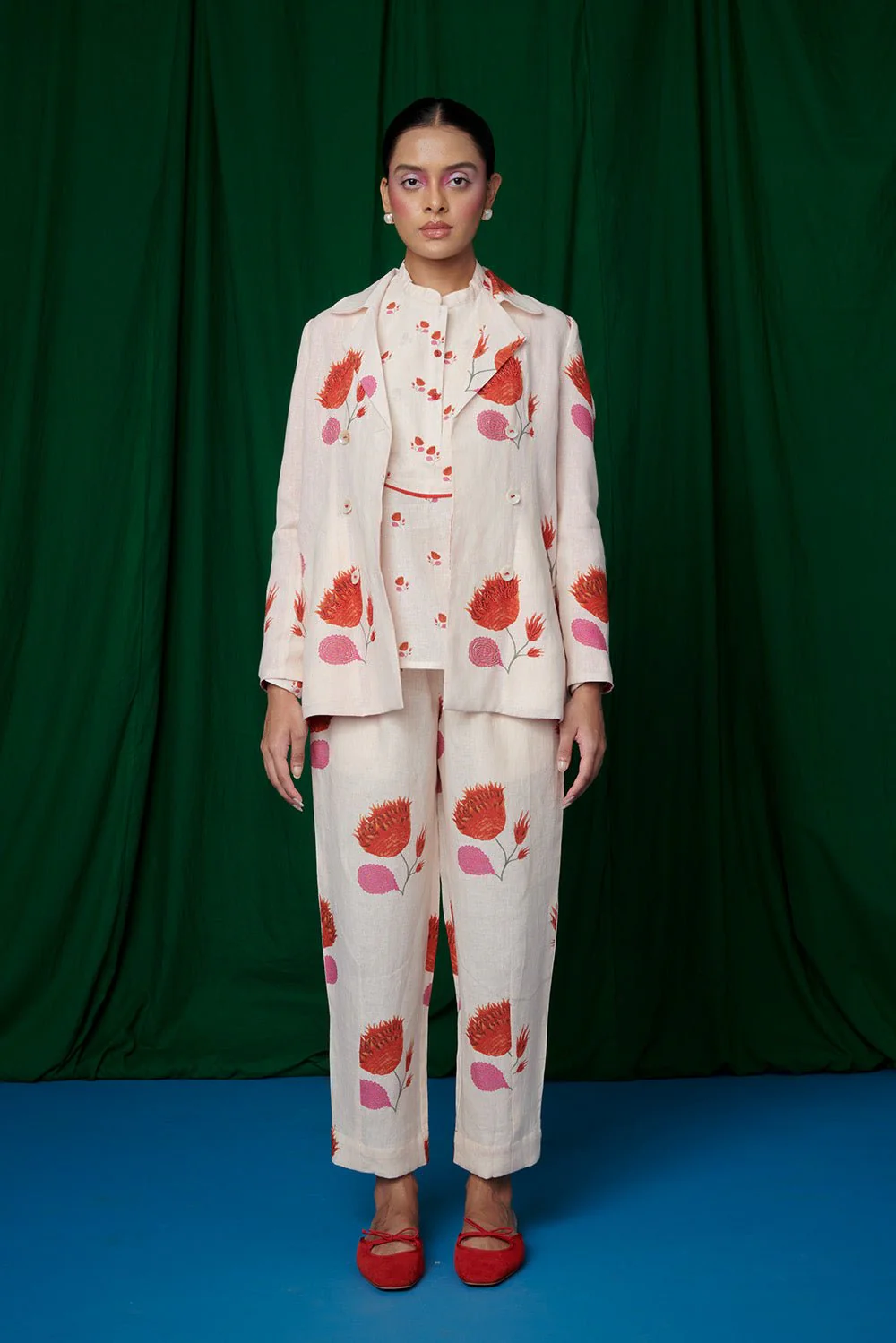 Wildflower Linen Yoke Shirt - Image 4